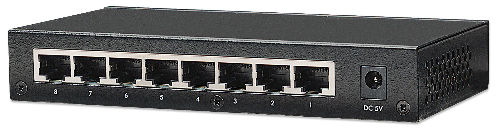 Intellinet 8-Port Fast Ethernet Office Switch Fast Ethernet (10/100) Noir