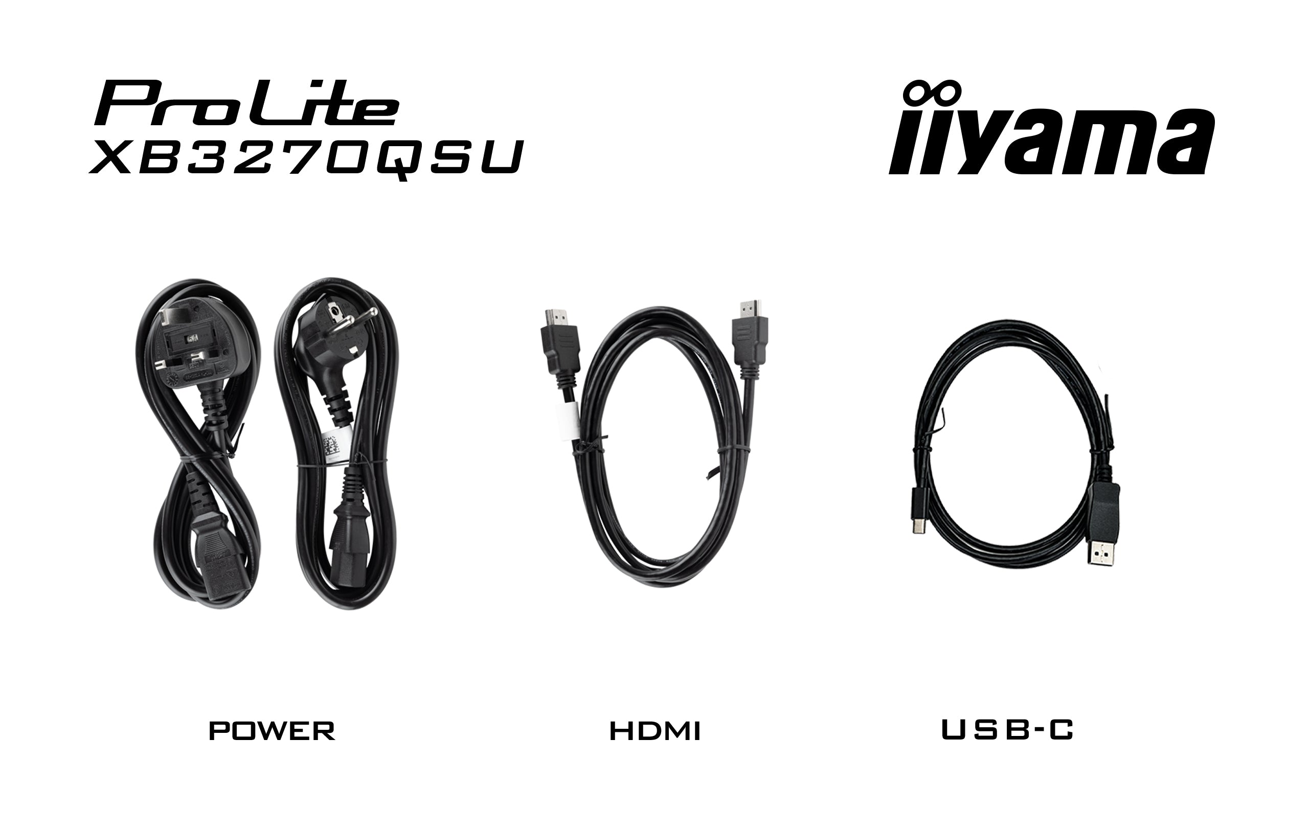 iiyama ProLite XB3270QSU-B1 écran plat de PC 80 cm (31.5") 2560 x 1440 pixels Quad HD LED Noir