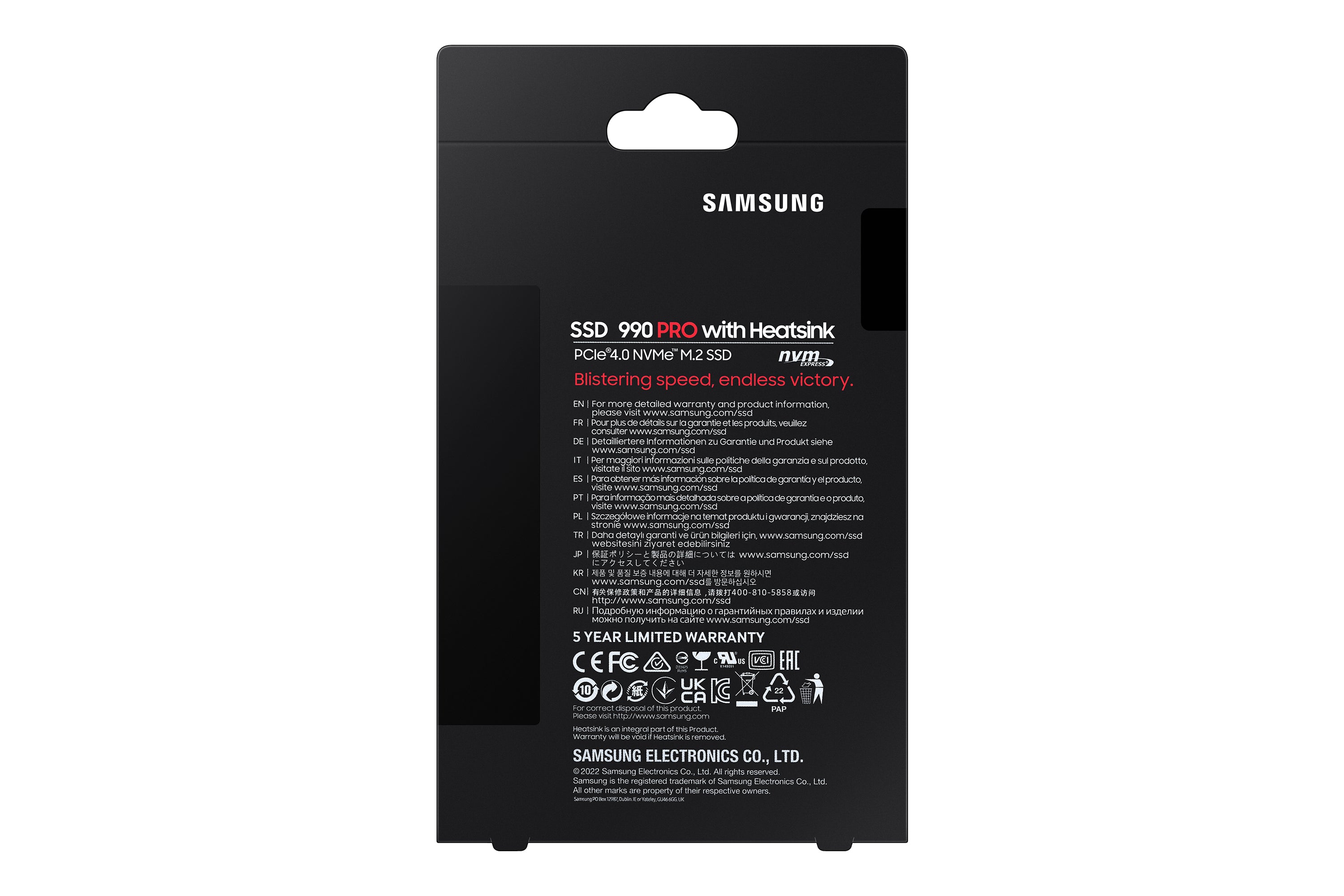 Samsung 990 Pro 4 To M.2 PCI Express 4.0 NVMe V-NAND TLC