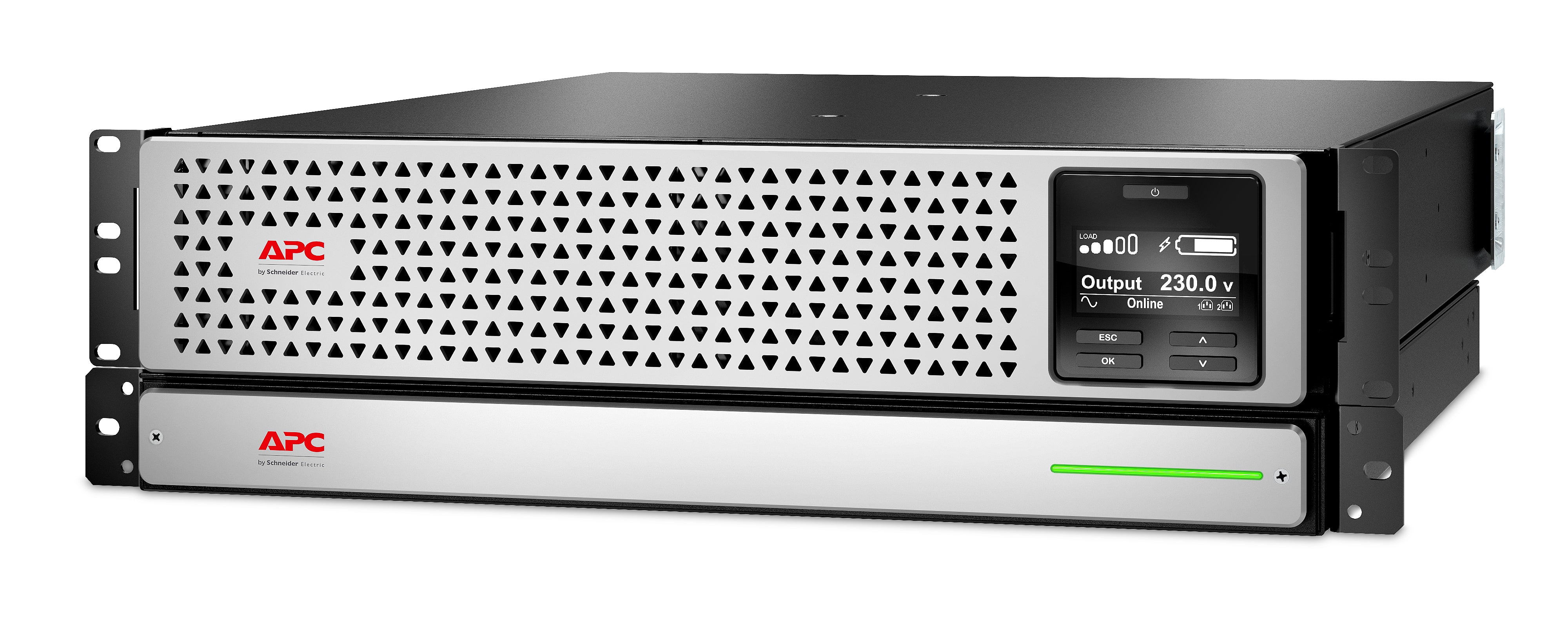 APC SRTL1000RMXLI-NC alimentation d'énergie non interruptible Double-conversion (en ligne) 1 kVA 900 W 8 sortie(s) CA