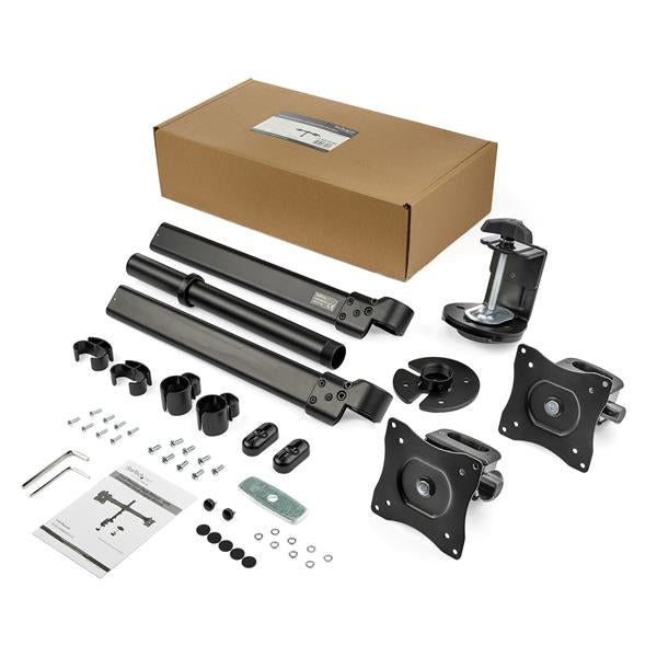 StarTech.com Bras pour écran PC double affichage à fixation bureau - Pince / oeillet