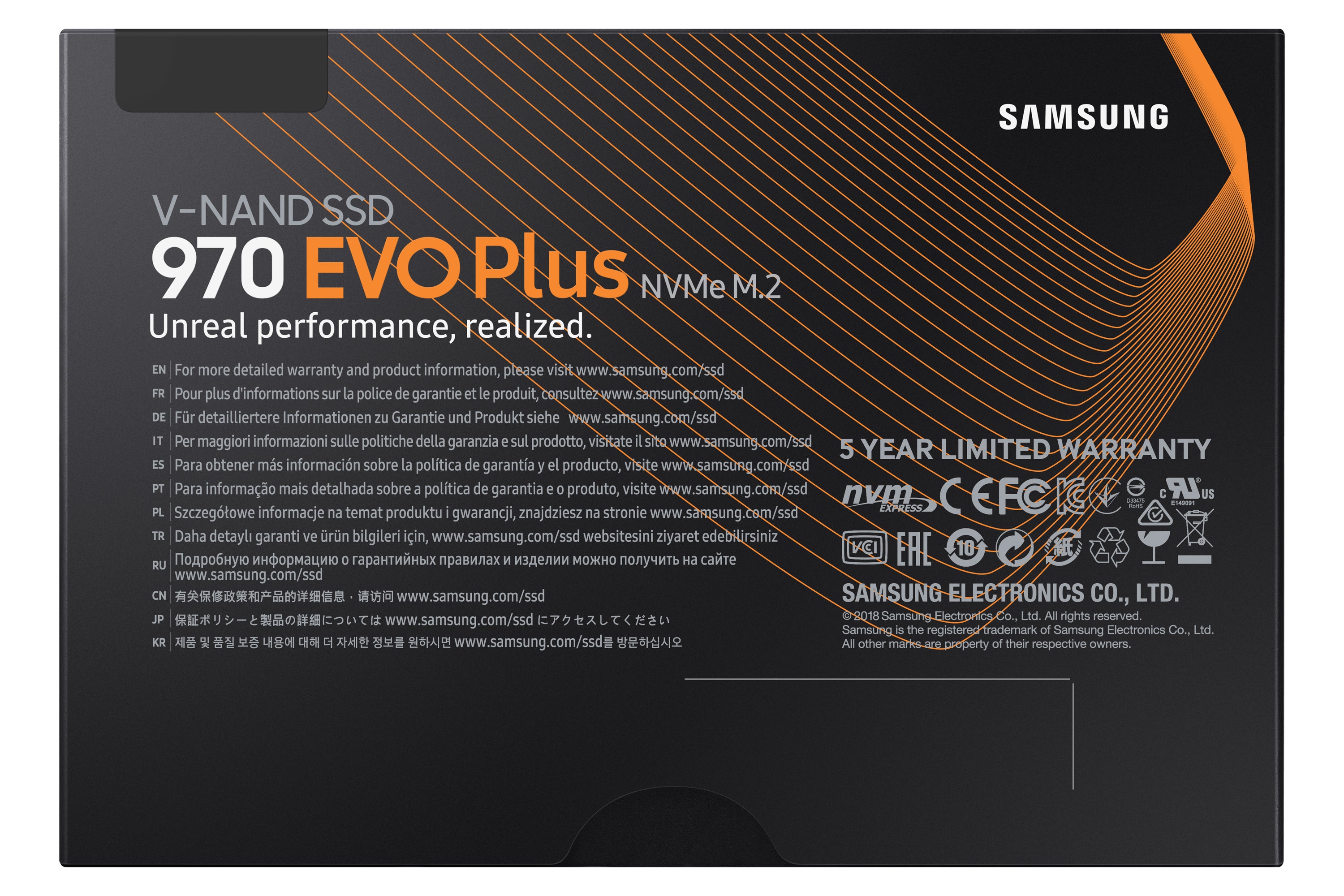 Samsung 970 EVO Plus 1 To M.2 PCI Express 3.0 NVMe V-NAND MLC
