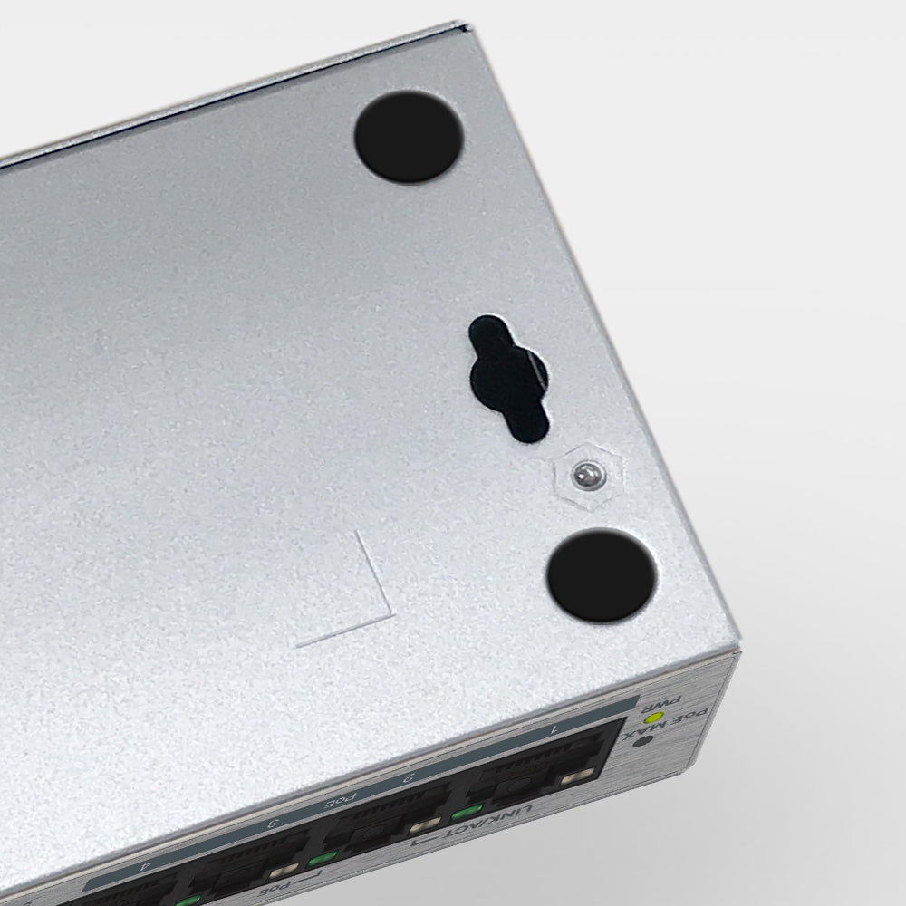 Zyxel GS1005HP Non-géré Gigabit Ethernet (10/100/1000) Connexion Ethernet, supportant l'alimentation via ce port (PoE) Argent