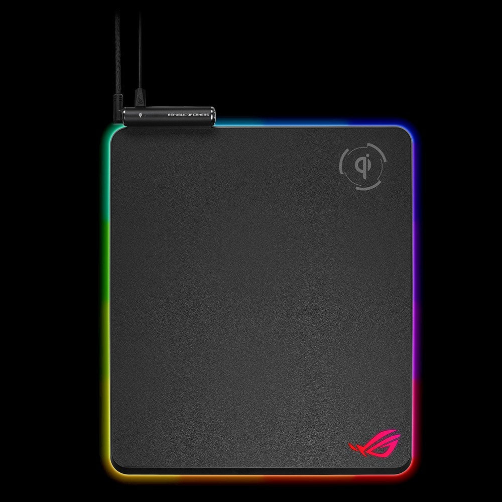 ASUS ROG Balteus Qi Tapis de souris de jeu Noir