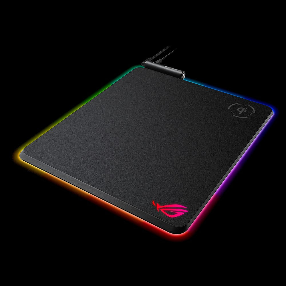 ASUS ROG Balteus Qi Tapis de souris de jeu Noir