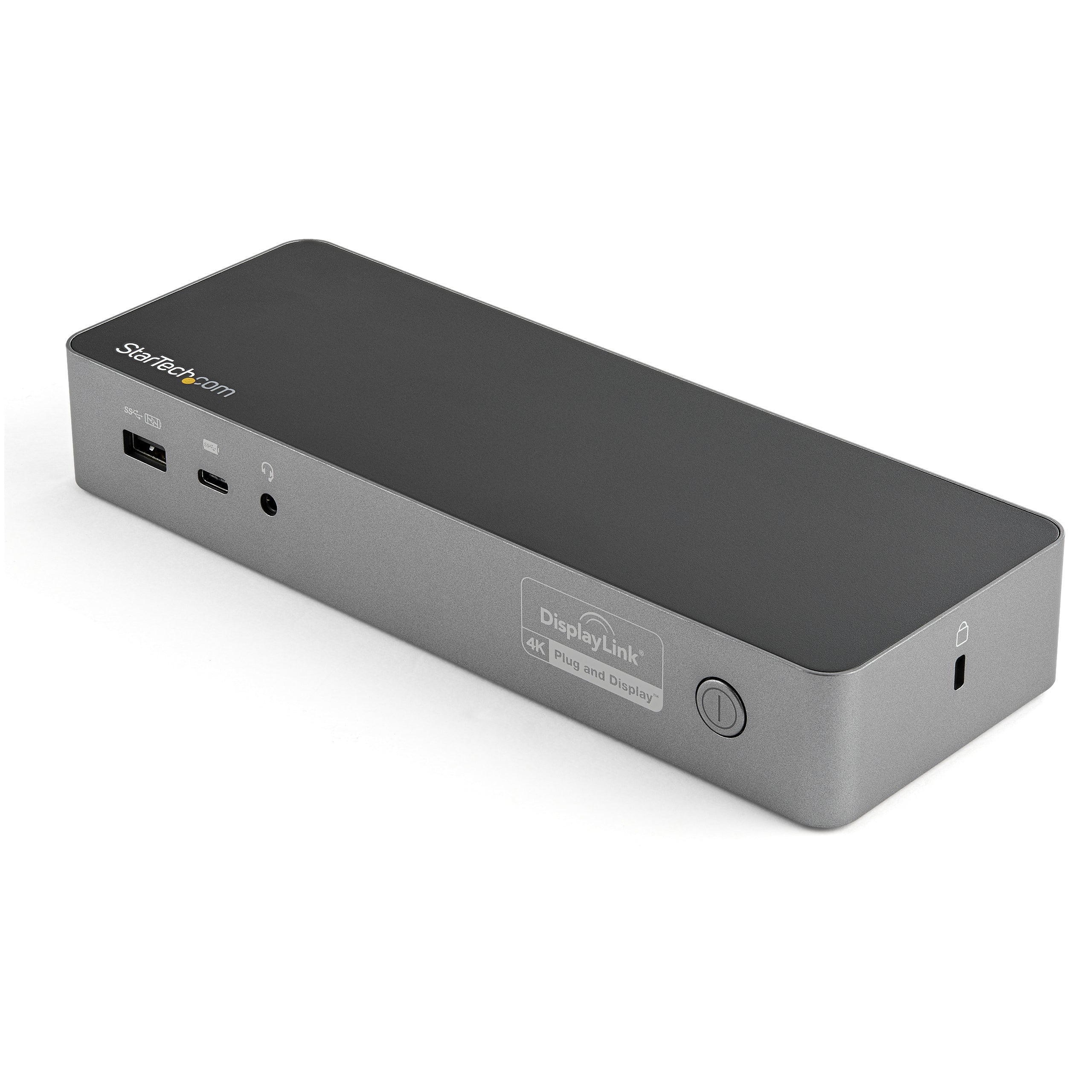 StarTech.com Station d'Accueil Universelle pour Ordinateur Portable, Station d'Accueil Hybride USB-C & USB-A, Dual 4K DP & HDMI, 100W PD, Mac / Windows / Chrome OS, 4x USB 5Gbps Hub, GbE