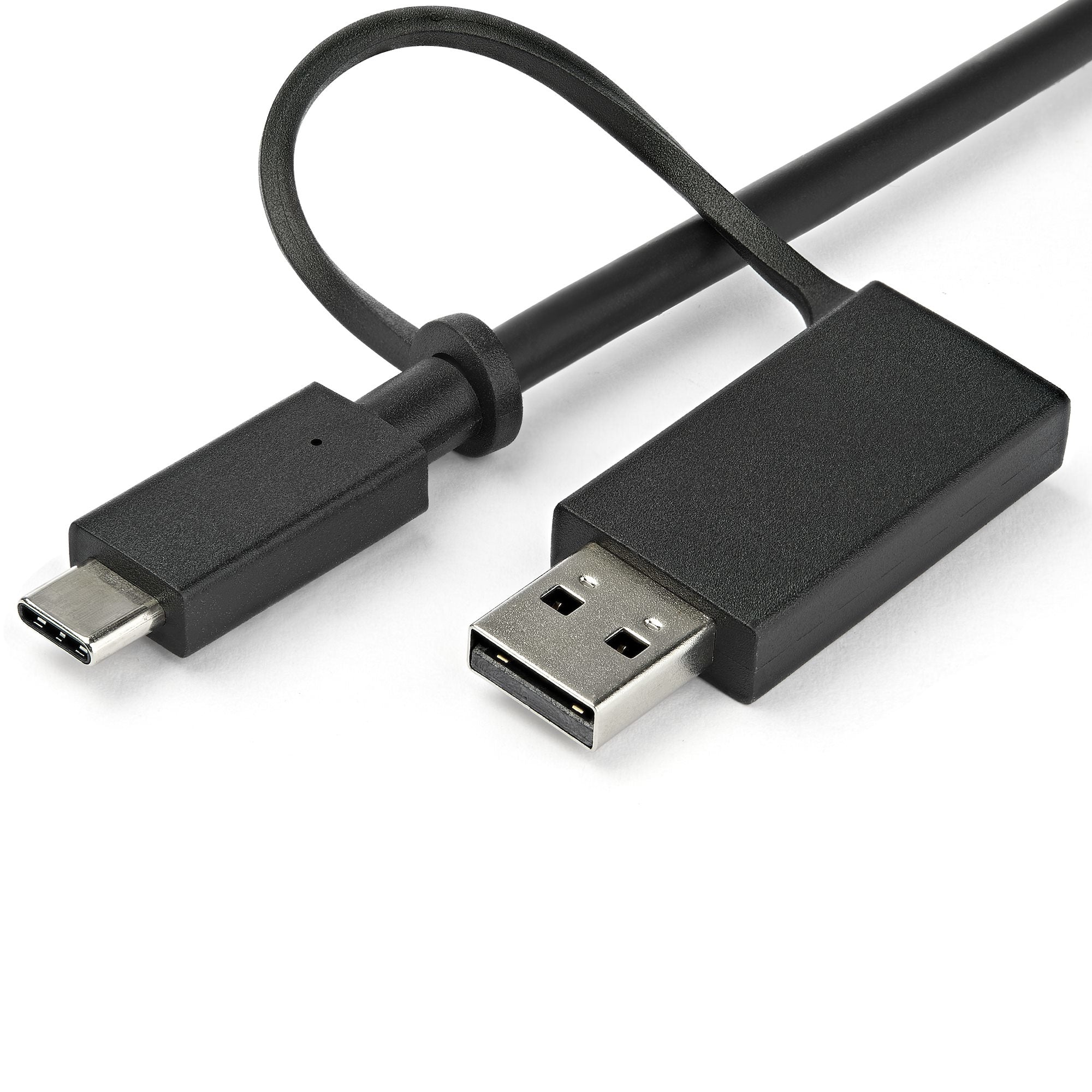 StarTech.com Station d'Accueil Universelle pour Ordinateur Portable, Station d'Accueil Hybride USB-C & USB-A, Dual 4K DP & HDMI, 60W PD, Mac / Windows / Chrome OS, 4x USB 5Gbps Hub, GbE
