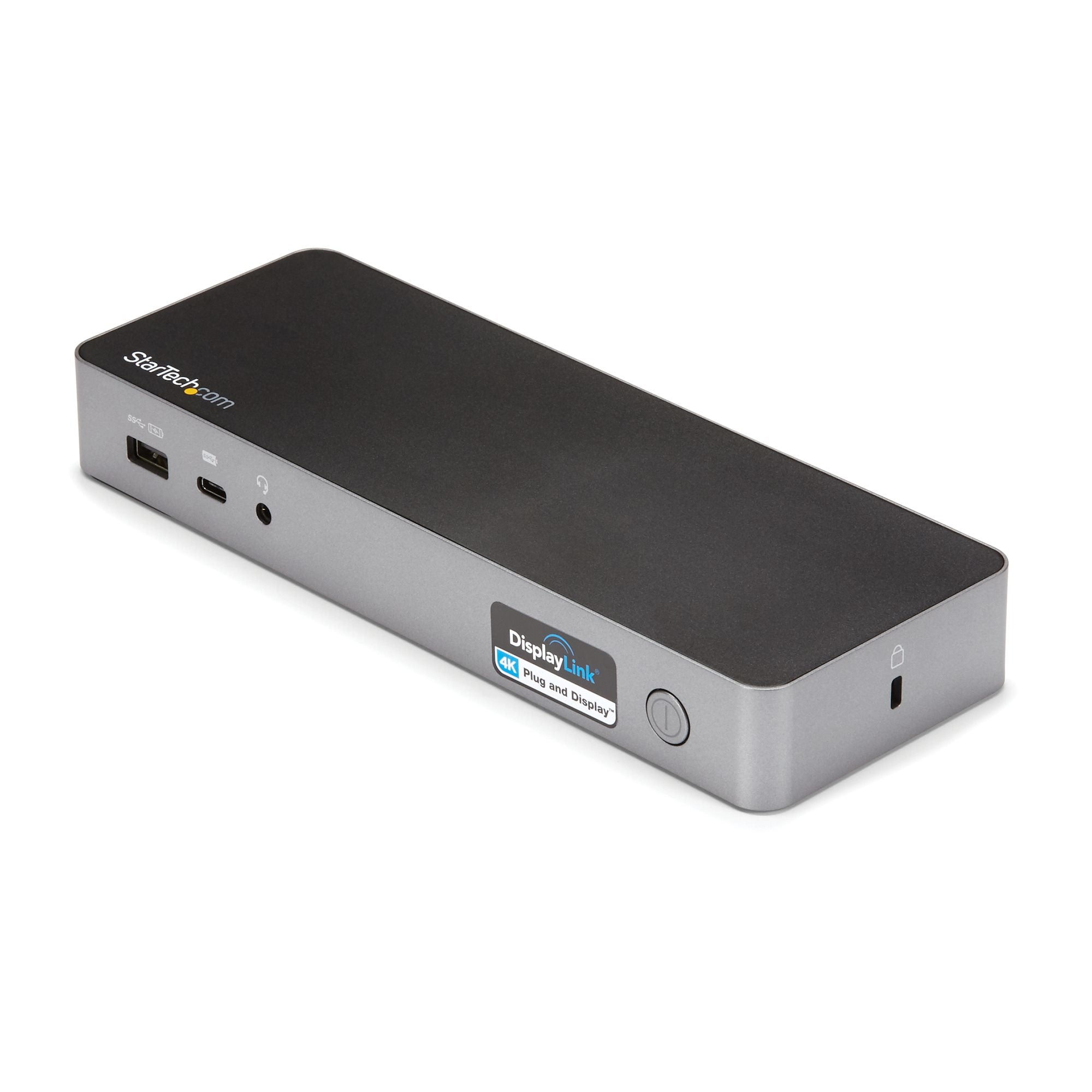 StarTech.com Station d'Accueil Universelle pour Ordinateur Portable, Station d'Accueil Hybride USB-C & USB-A, Dual 4K DP & HDMI, 60W PD, Mac / Windows / Chrome OS, 4x USB 5Gbps Hub, GbE