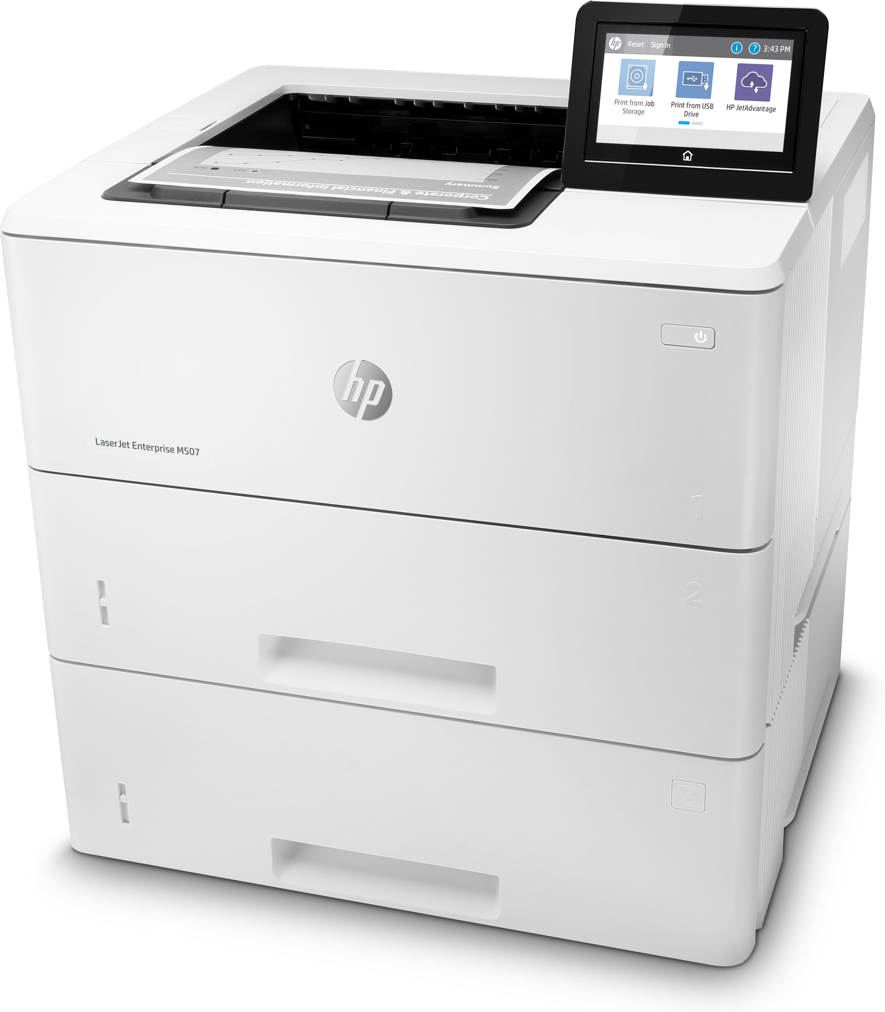 HP LaserJet Enterprise M507x, Black and white, Imprimante pour Imprimer, Impression recto verso