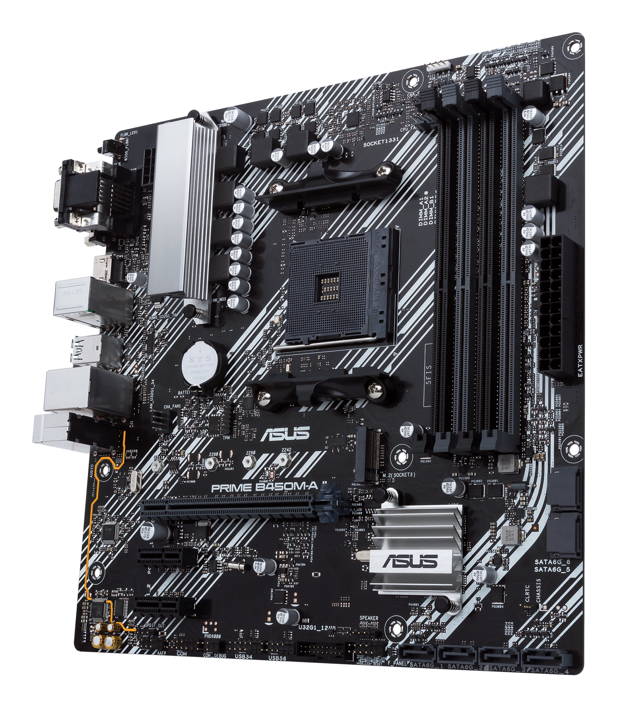 ASUS PRIME B450M-A II AMD B450 Emplacement AM4 micro ATX