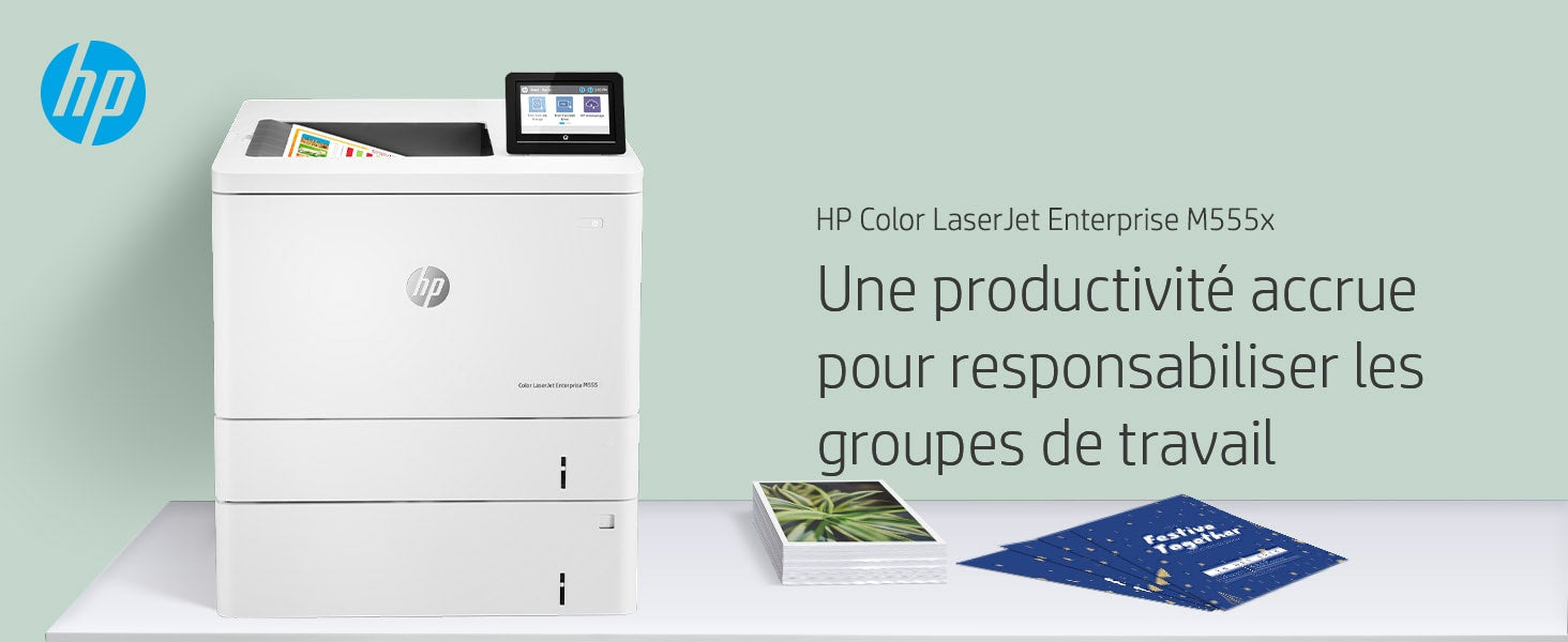 HP Color LaserJet Enterprise M555x, Imprimer, Impression recto-verso