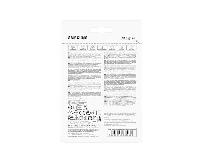 Samsung MB-SD256SB/WW mémoire flash 256 Go SDXC UHS-I