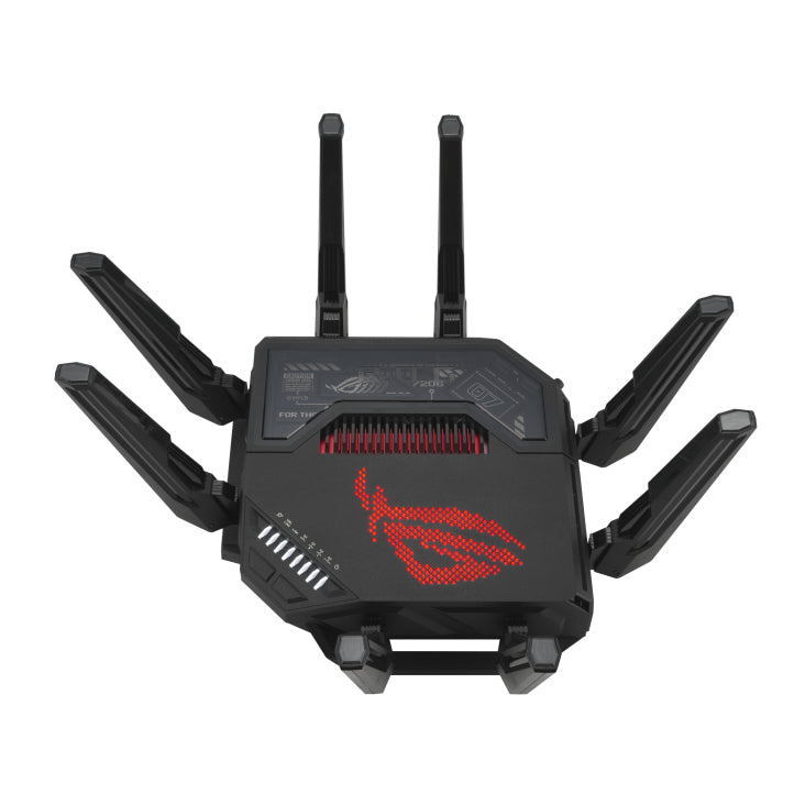 ASUS ROG Rapture GT-BE98 routeur sans fil 10 Gigabit Ethernet Quad-band (2.4 GHz / 5 GHz-1 / 5 GHz-2 / 6 GHz) Noir