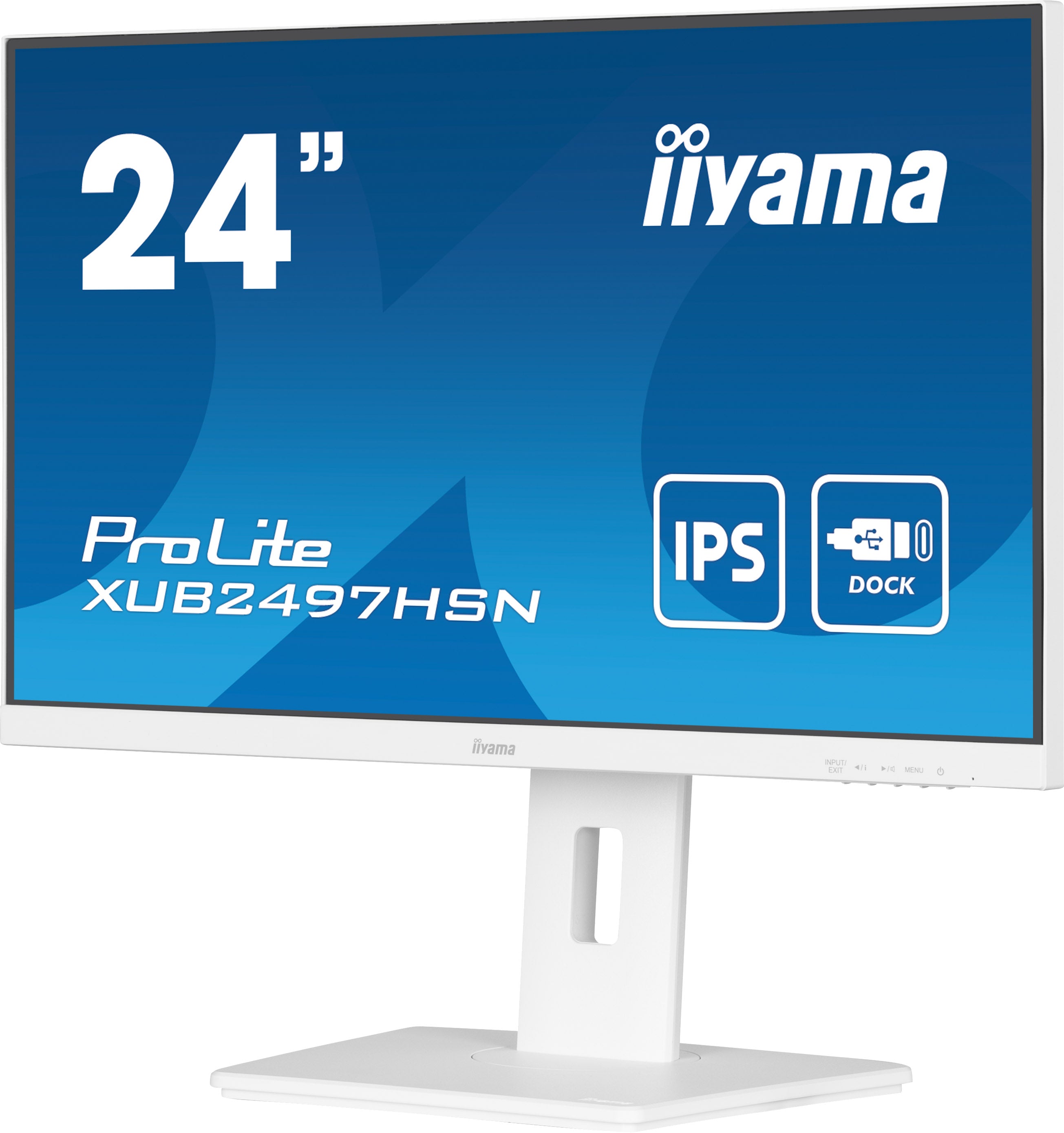 iiyama ProLite XUB2497HSN-W1 écran plat de PC 60,5 cm (23.8") 1920 x 1080 pixels Full HD LED Blanc