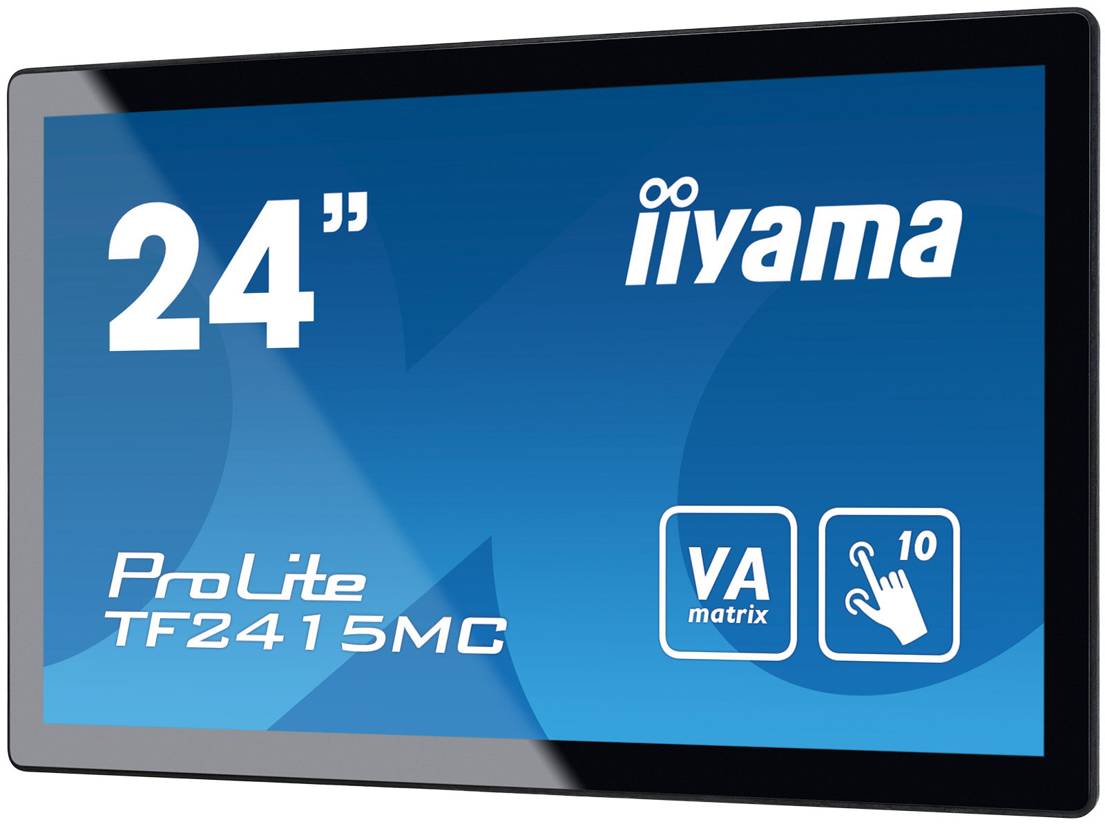 iiyama ProLite TF2415MC-B2 écran plat de PC 60,5 cm (23.8") 1920 x 1080 pixels Full HD LED Écran tactile Multi-utilisateur Noir