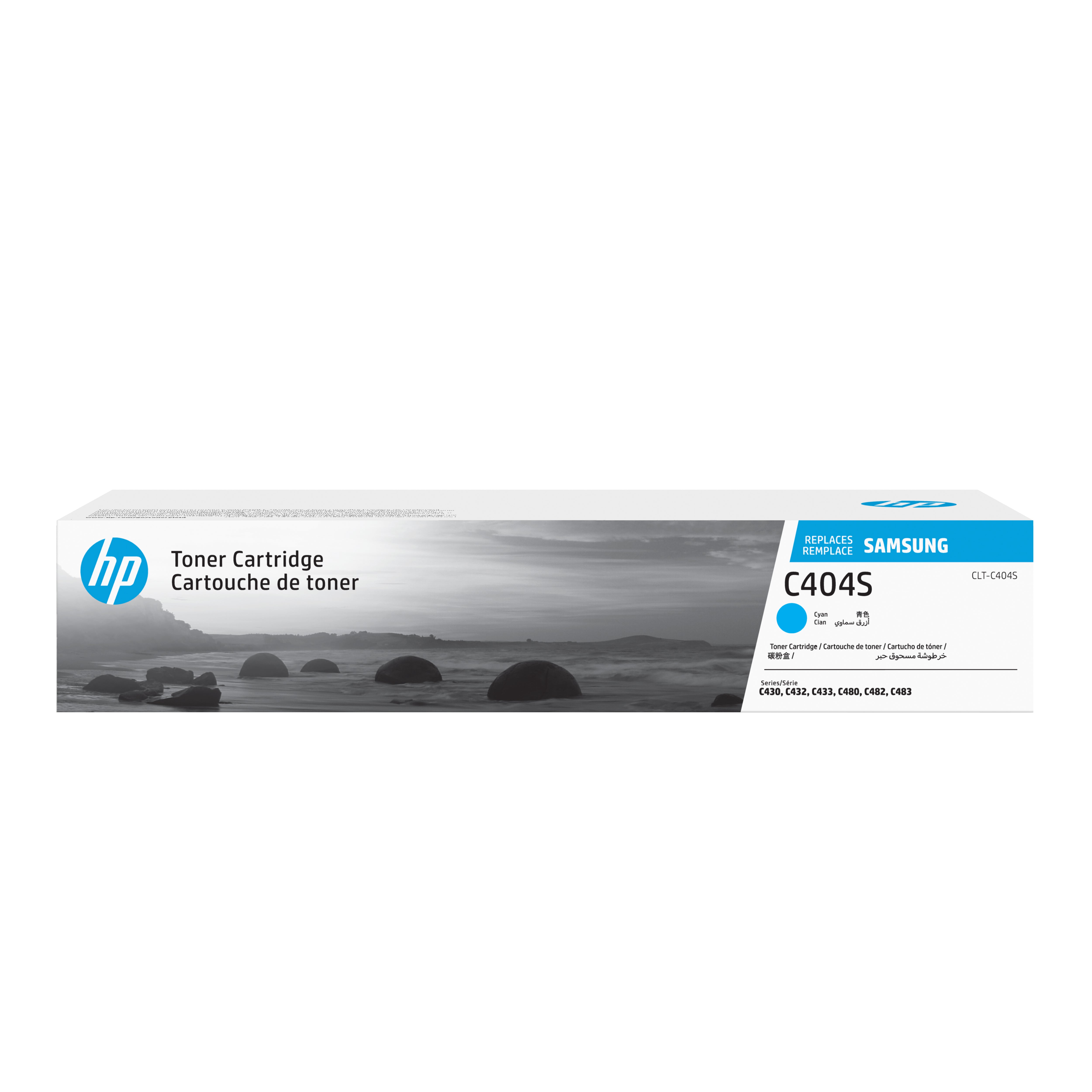 Samsung Cartouche d’encre cyan HP authentique CLT-C404S