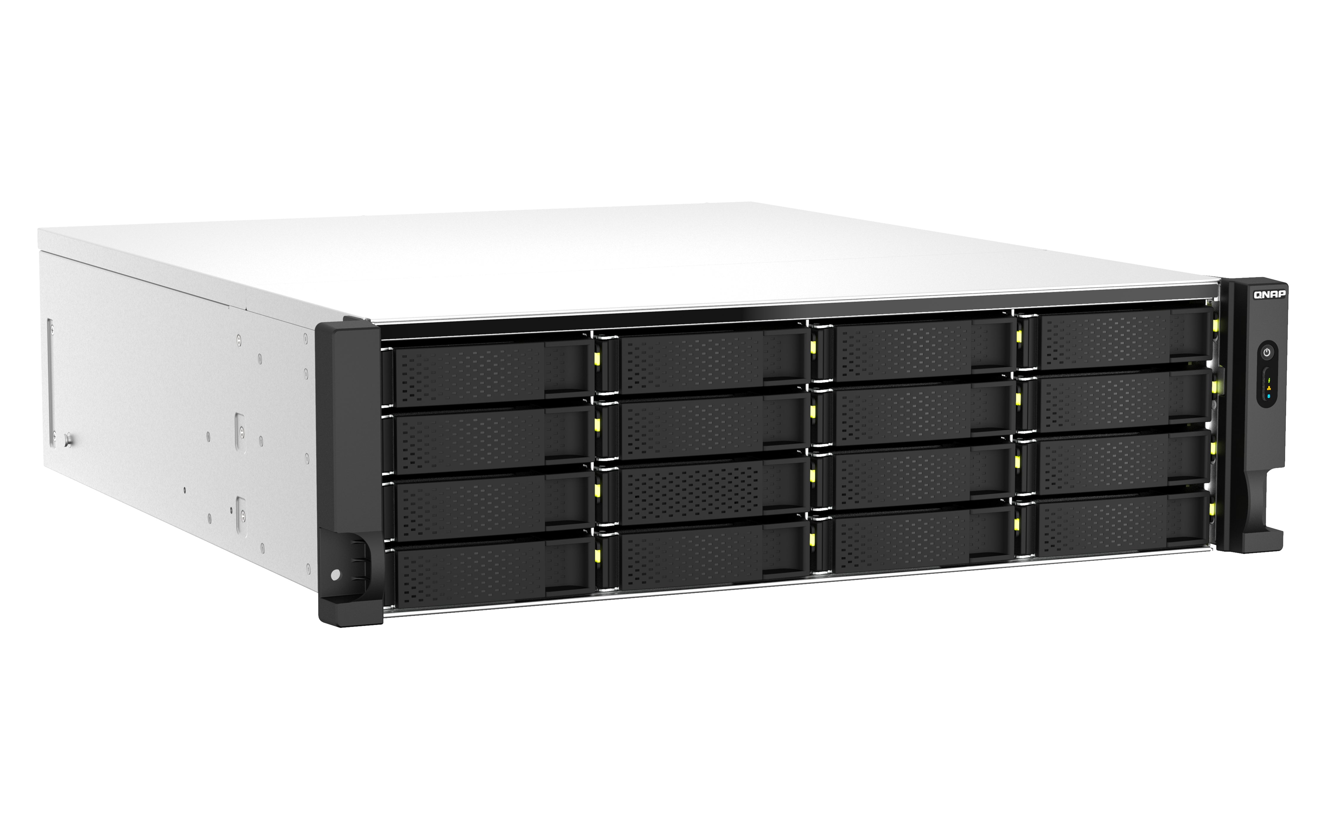 QNAP TS-h2287XU-RP NAS Rack (3 U) Intel Xeon E E-2336 32 Go DDR4 0 To QuTS hero Noir, Blanc