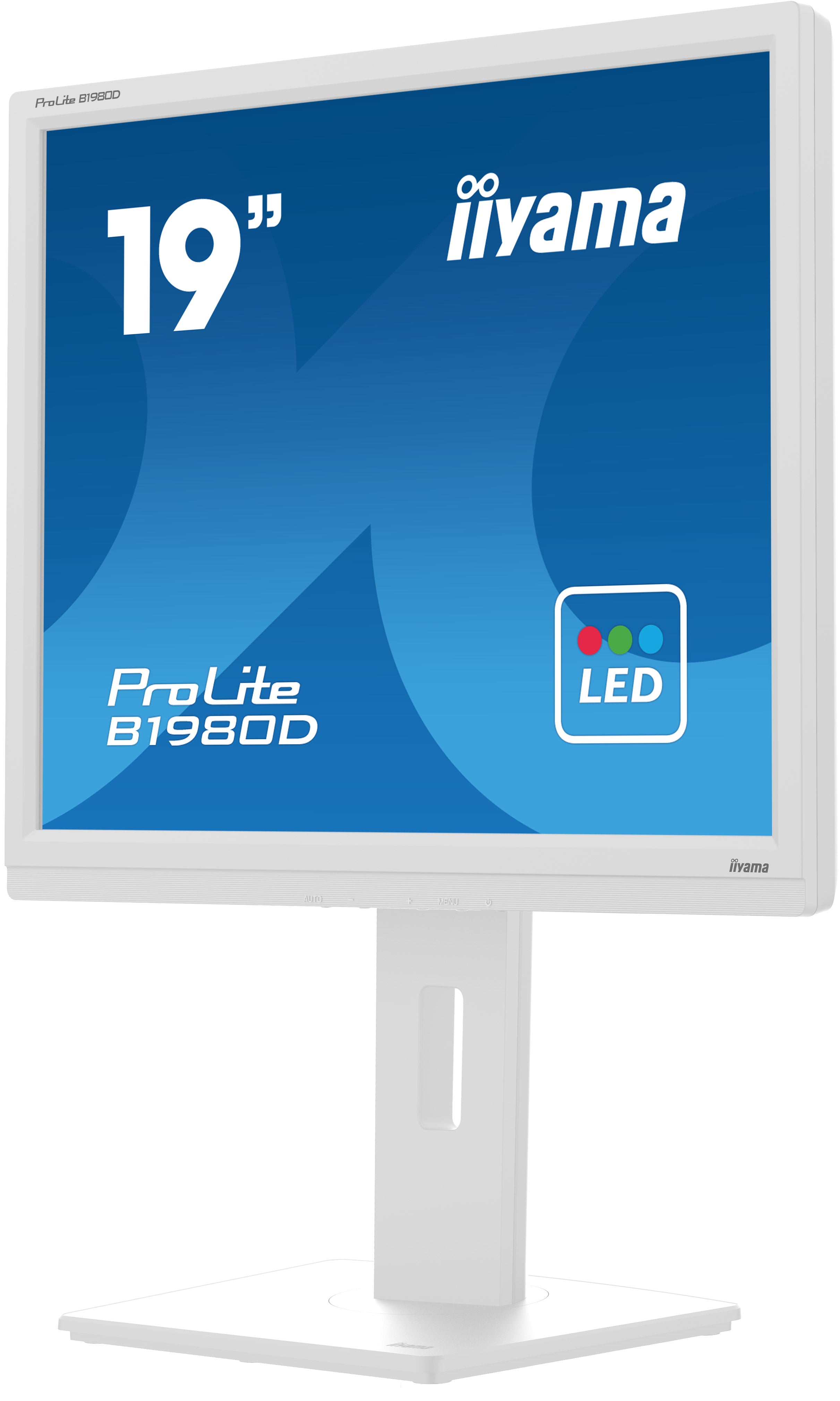 iiyama ProLite B1980D-W5 écran plat de PC 48,3 cm (19") 1280 x 1024 pixels SXGA LCD Blanc