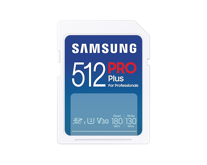 Samsung PRO Plus MB-SD512SB/WW mémoire flash 512 Go SDXC UHS-I