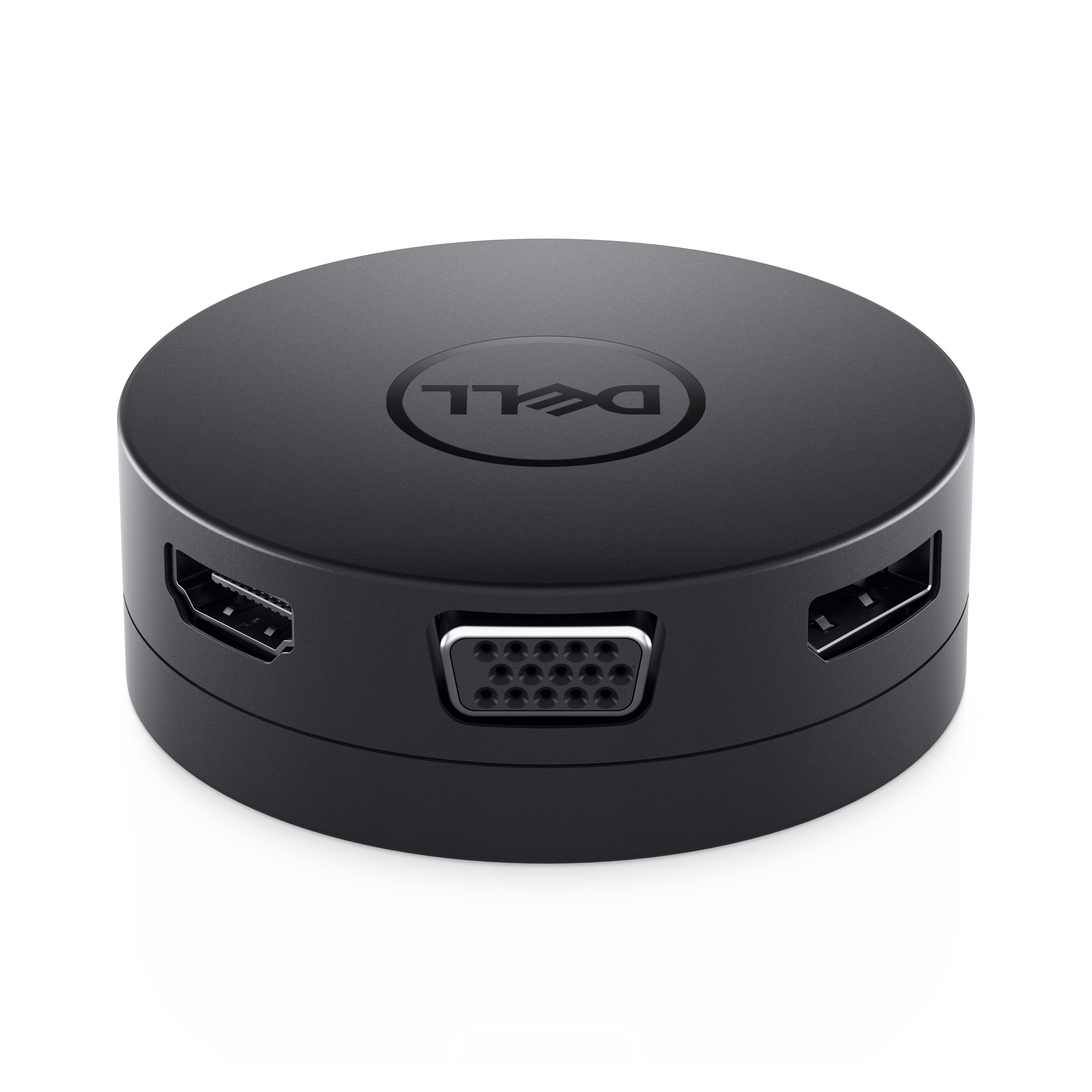 DELL DA300 Avec fil USB 3.2 Gen 2 (3.1 Gen 2) Type-C Noir