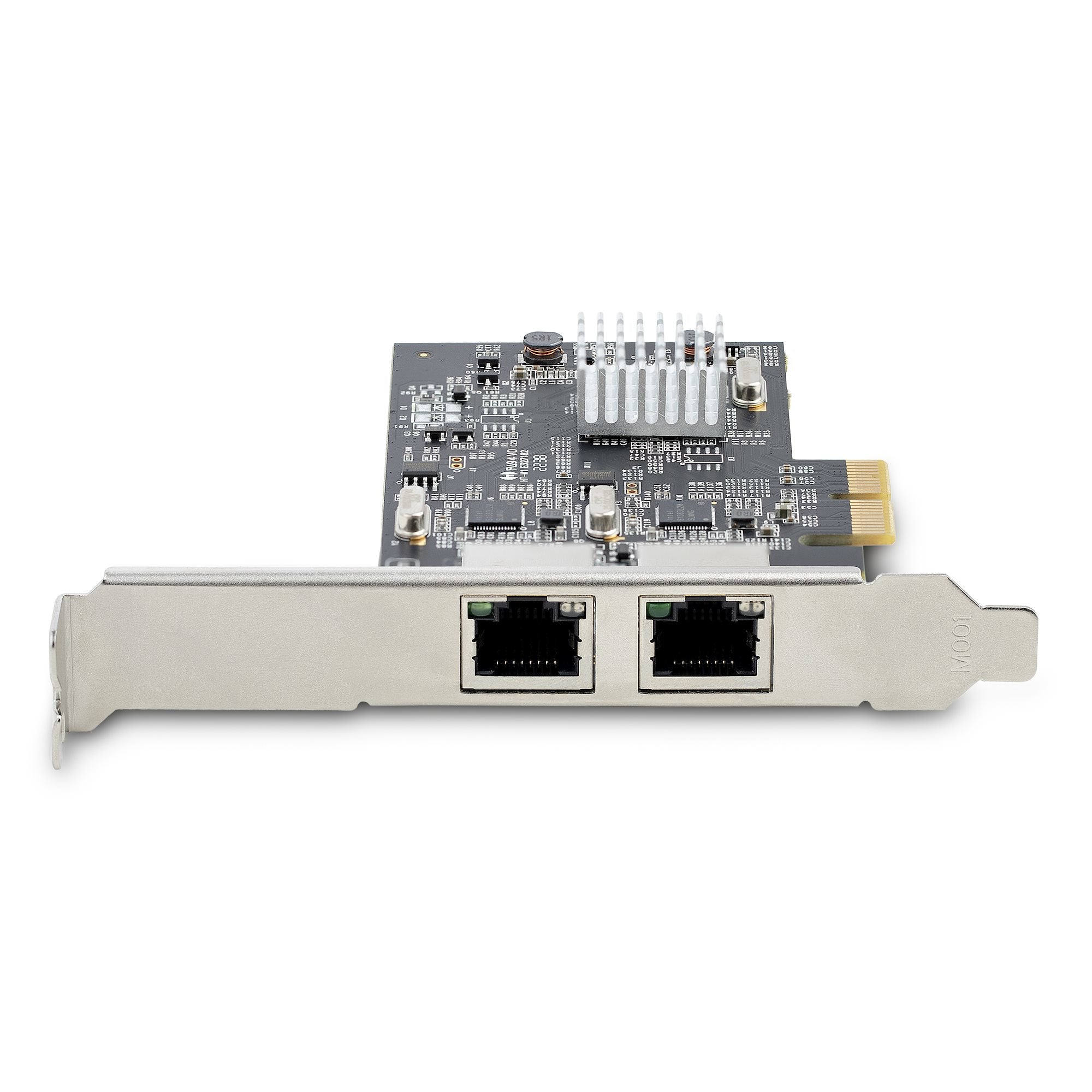 StarTech.com Carte Réseau PCIe à 2 Ports 2,5 Gbps NBASE-T, Intel I225-V - Carte Réseau pour PC - Carte Réseau Ethernet Multi-Gigabit - Carte LAN Serveur PCI Express 2.1 - Interface Ethernet de Bureau