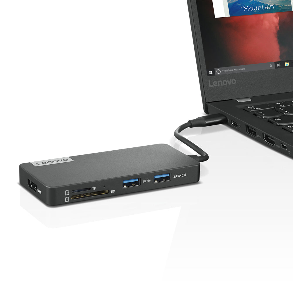 Lenovo GX90T77924 station d'accueil Avec fil USB 3.2 Gen 1 (3.1 Gen 1) Type-C Gris