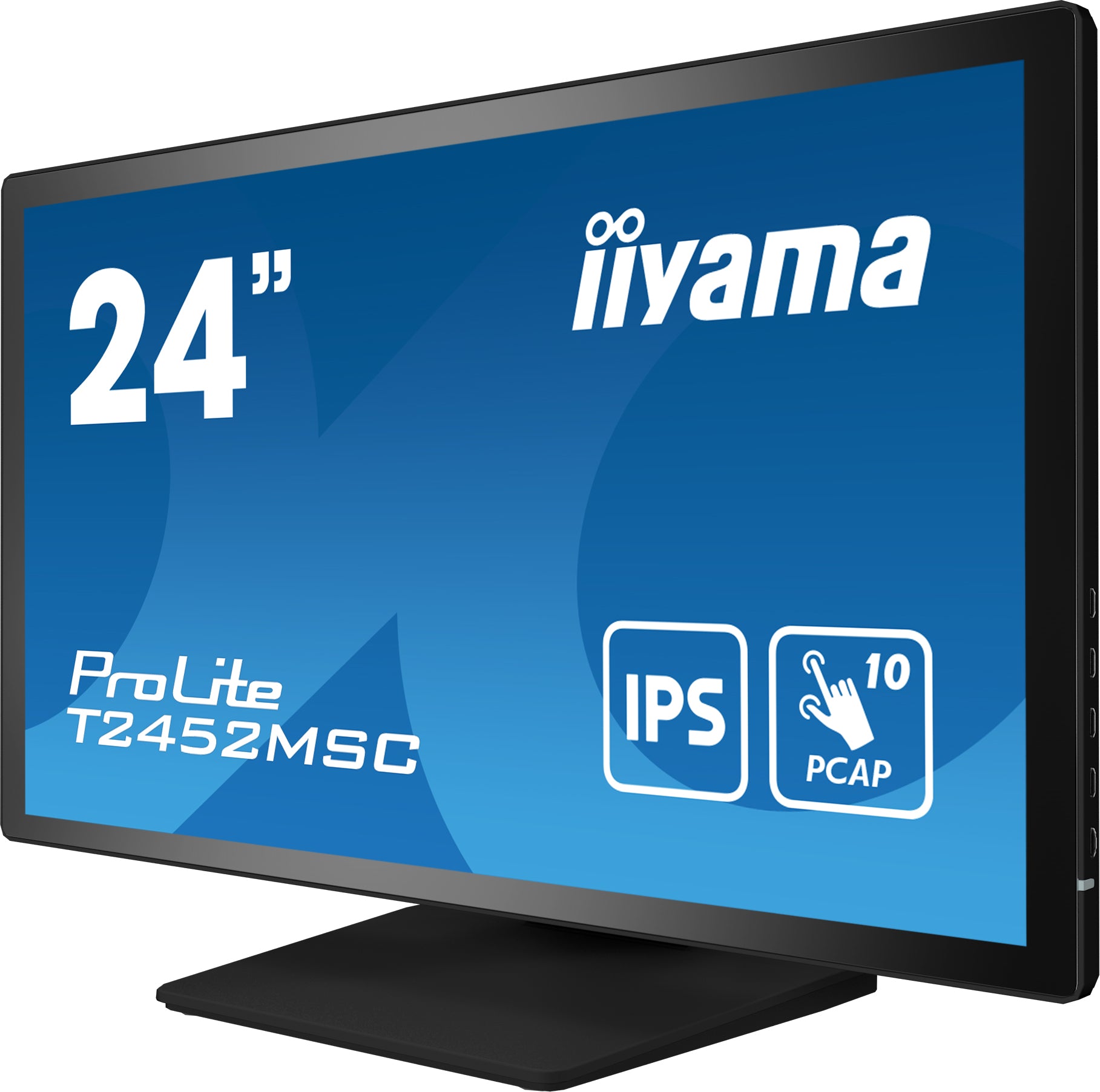 iiyama ProLite T2452MSC-B1 écran plat de PC 60,5 cm (23.8") 1920 x 1080 pixels Full HD LCD Écran tactile Multi-utilisateur Noir
