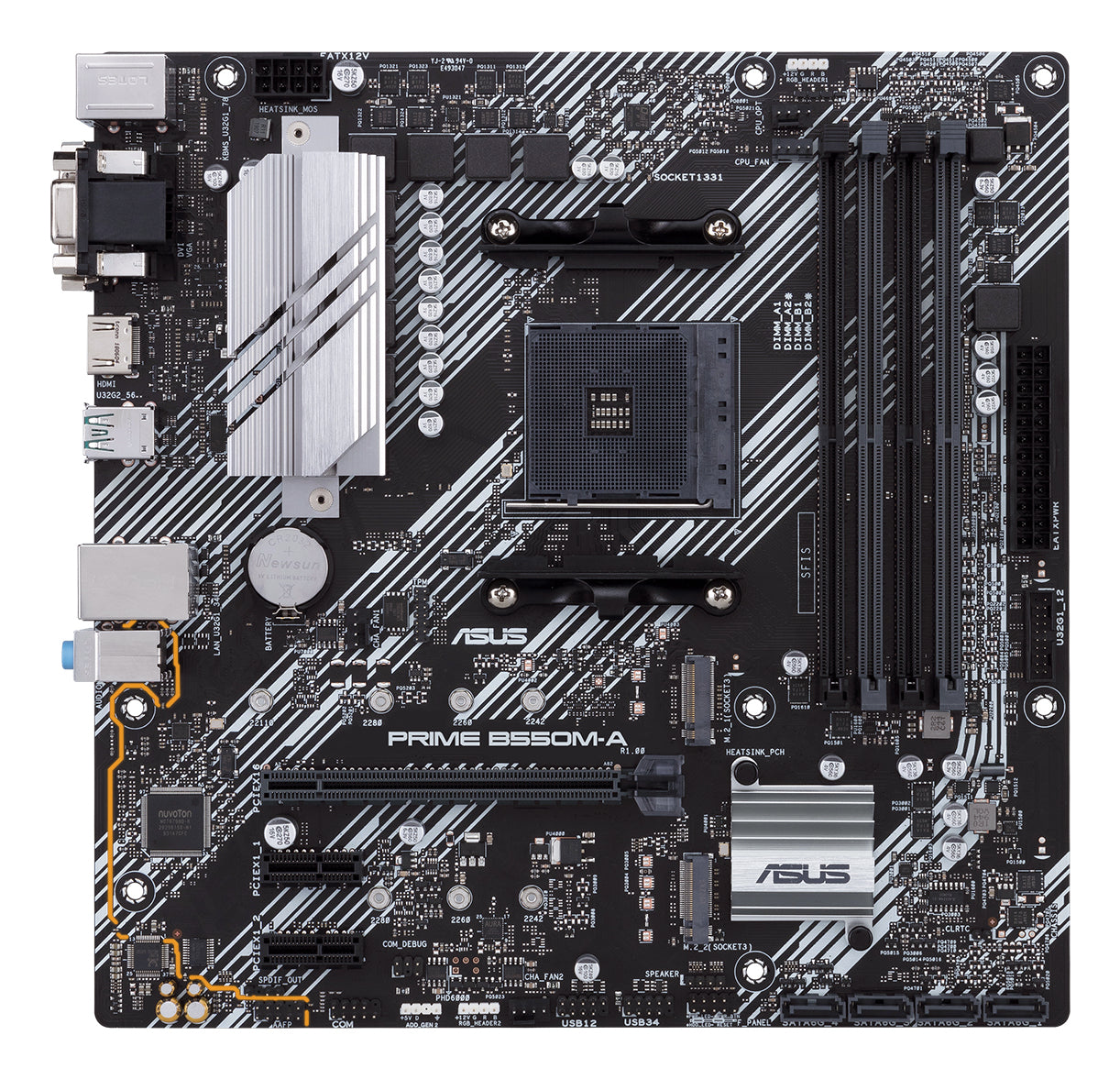 ASUS Prime B550M-A/CSM AMD B550 Emplacement AM4 micro ATX