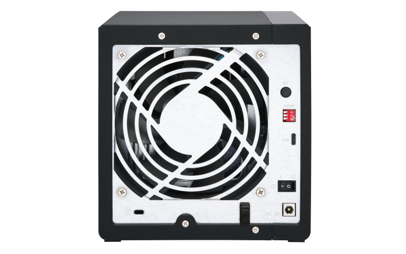 QNAP TR-004 Boîtier de disques de stockage Boîtier disque dur/SSD Noir 2.5/3.5"