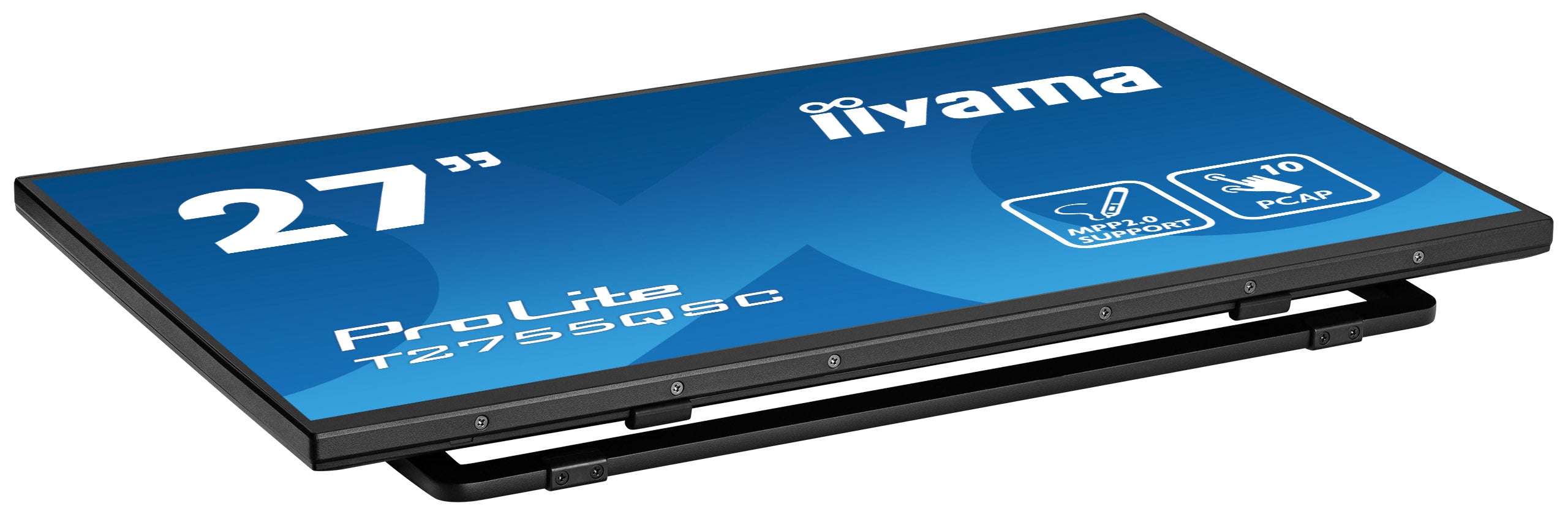 iiyama ProLite T2755QSC-B1 écran plat de PC 68,6 cm (27") 2560 x 1440 pixels Full HD LCD Écran tactile Noir