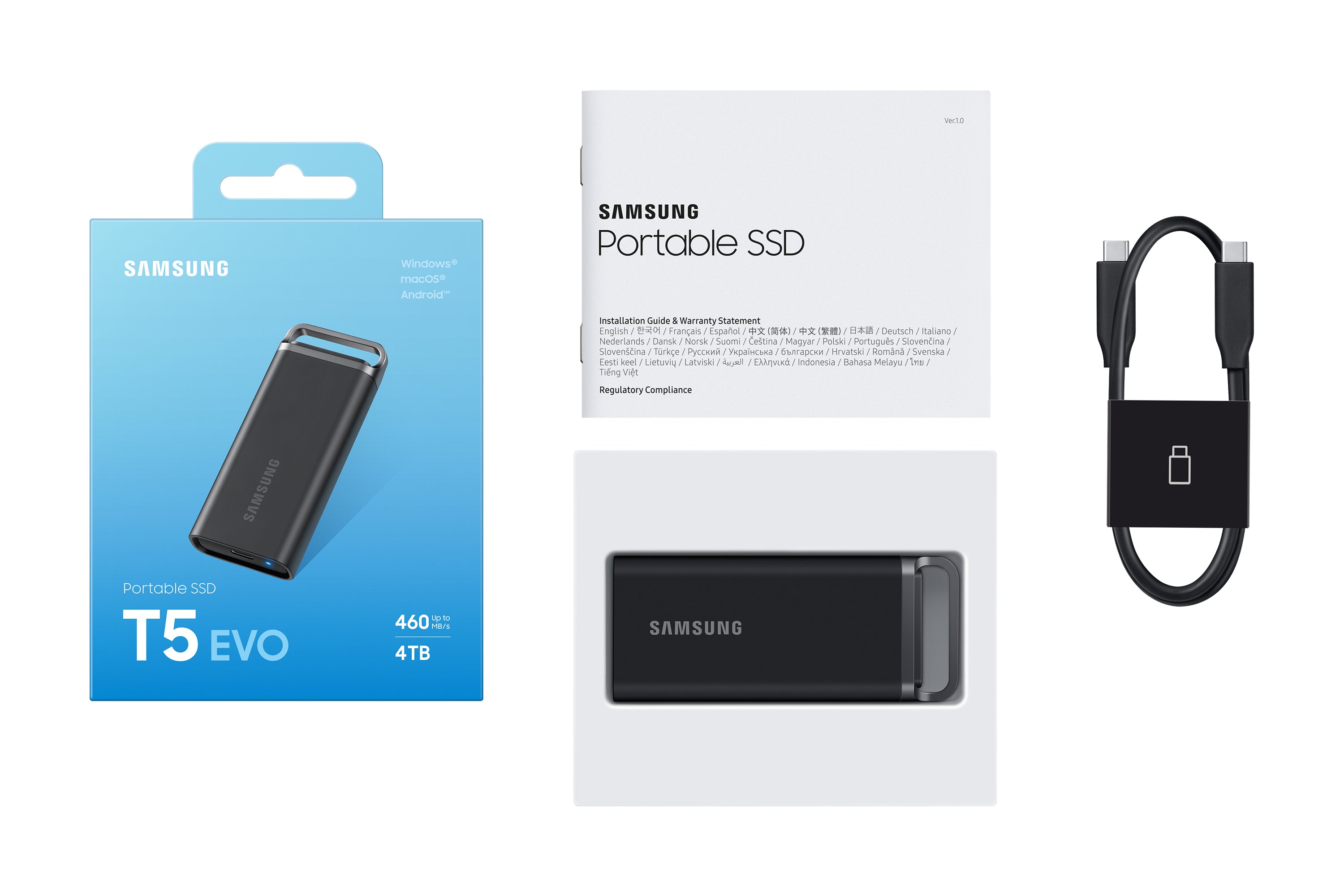 Samsung MU-PH4T0S 4 To 3.2 Gen 1 (3.1 Gen 1) Noir
