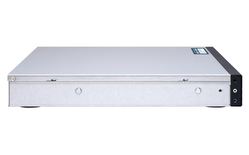 QNAP QGD-1600P Géré Gigabit Ethernet (10/100/1000) Connexion Ethernet, supportant l'alimentation via ce port (PoE) 1U Noir, Gris