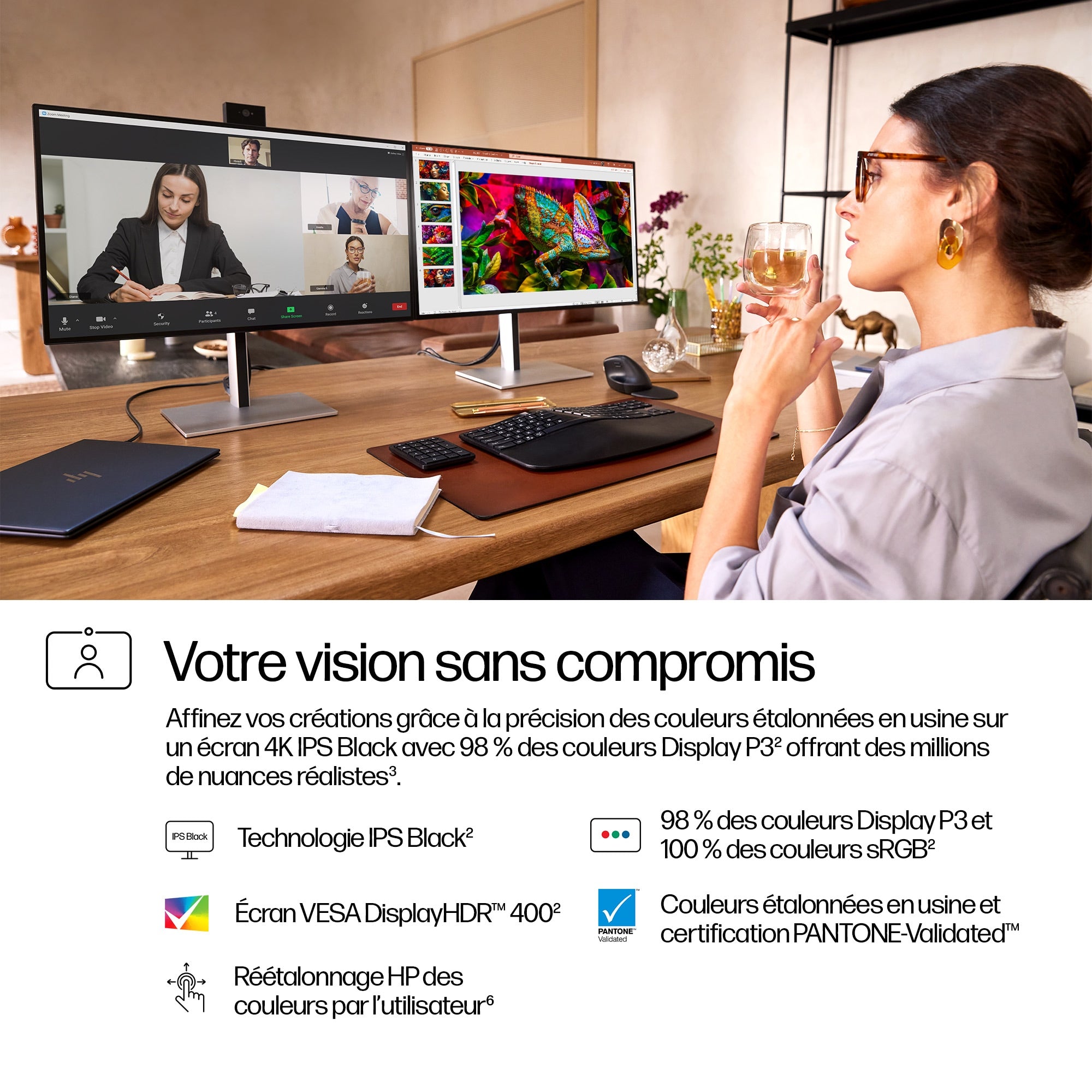 HP Écran pour conférence 4K Series 7 Pro 27 pouces - 727pm