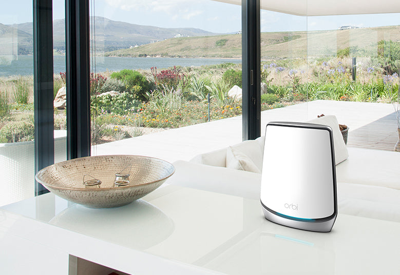 NETGEAR Orbi RBK853 AX6000 WiFi 6 Mesh System Tri-bande (2,4 GHz / 5 GHz / 5 GHz) Wi-Fi 6 (802.11ax) Gris 4 Interne