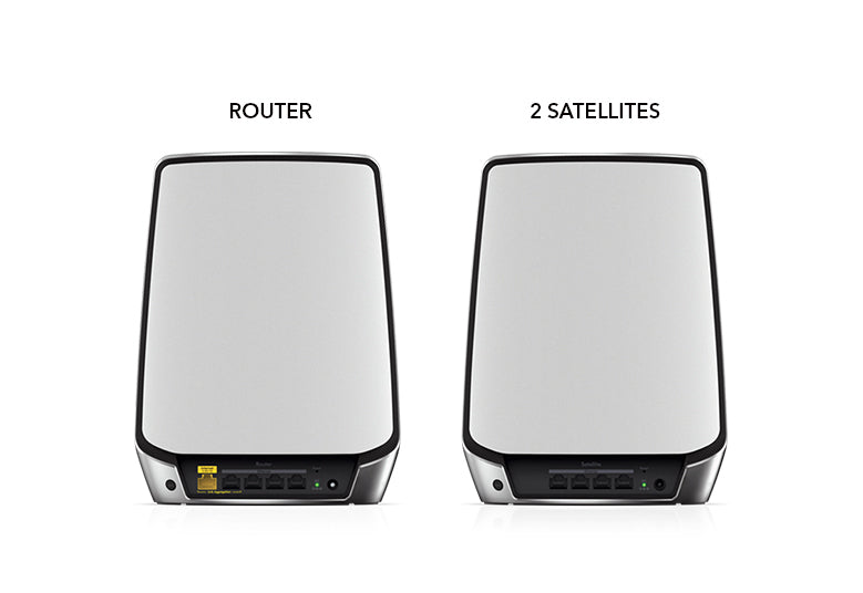 NETGEAR Orbi RBK853 AX6000 WiFi 6 Mesh System Tri-bande (2,4 GHz / 5 GHz / 5 GHz) Wi-Fi 6 (802.11ax) Gris 4 Interne