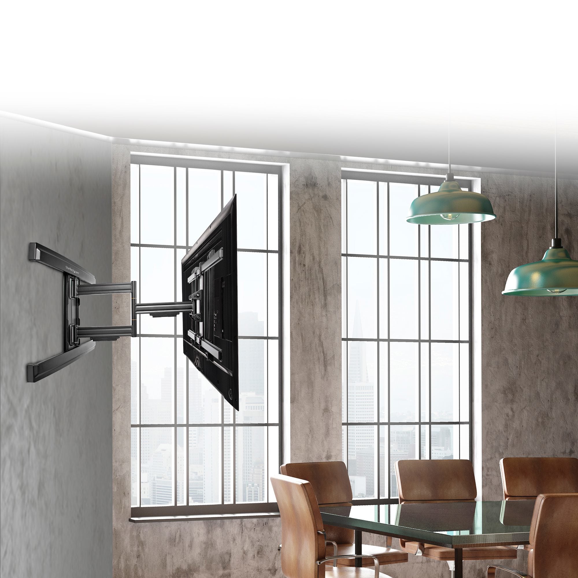 StarTech.com Support mural pour TV - Bras articulé pour télévison jusqu'à 80" - Compatible VESA