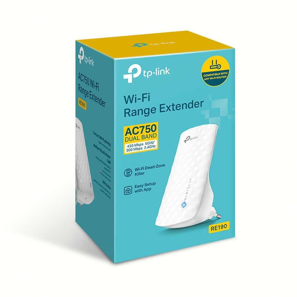 TP-Link RE190 prolongateur réseau Répéteur réseau Blanc