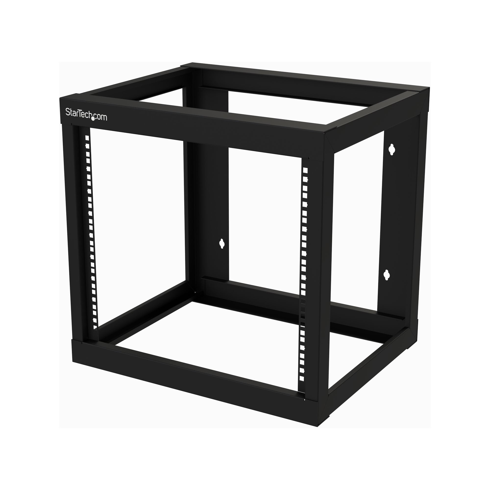 StarTech.com Rack Réseau Mural 9U à 2 Montants, Rack Serveur 19" à Cadre Ouvert, Profondeur 18", Rack de Données Mural pour IT / AV / Panneau de Patch / Equipement Ordinateur