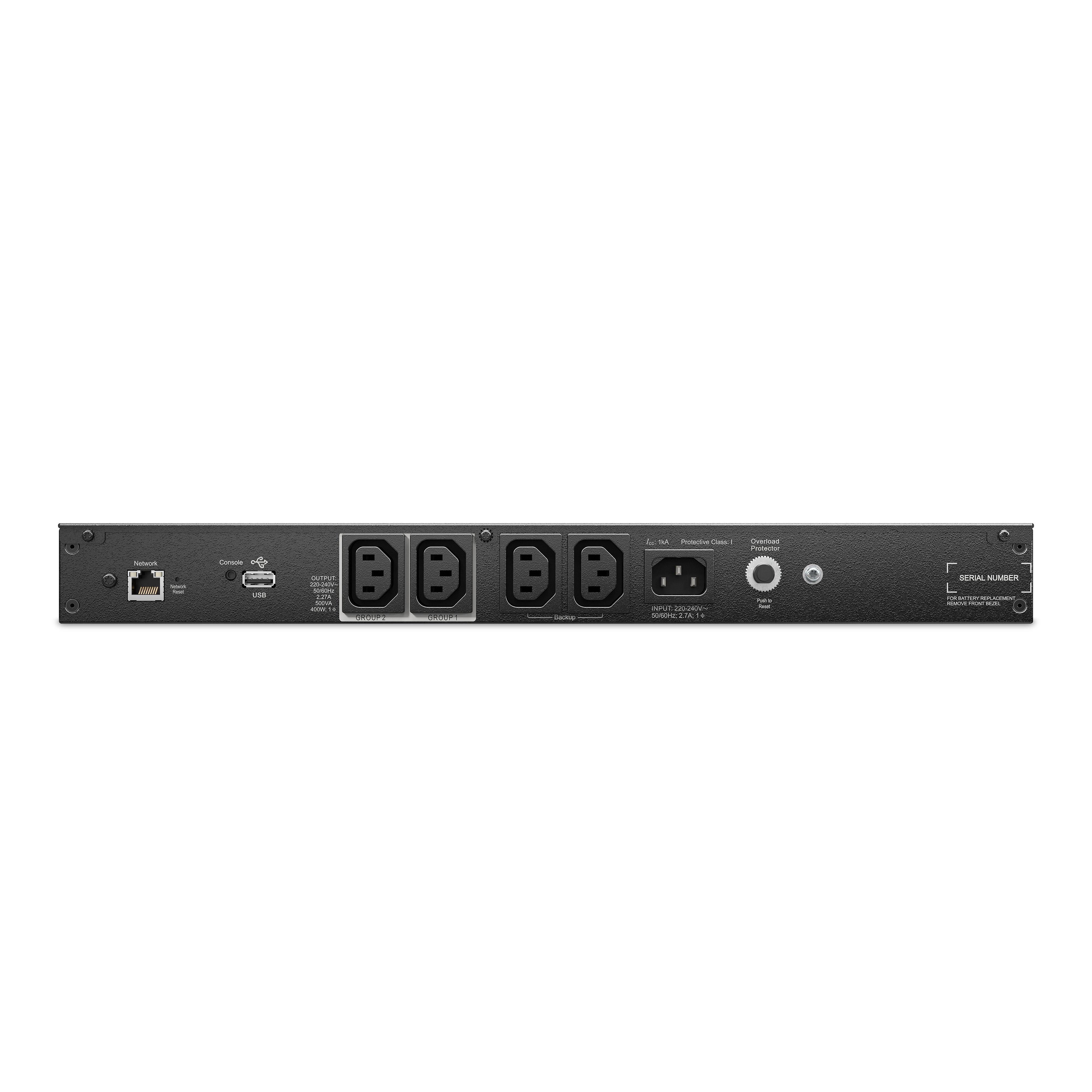 APC Smart-UPS Li-ion SCL500RMI1UNC - 4x C13, courte profondeur, montage rack/tour/mur, NMC, 500VA