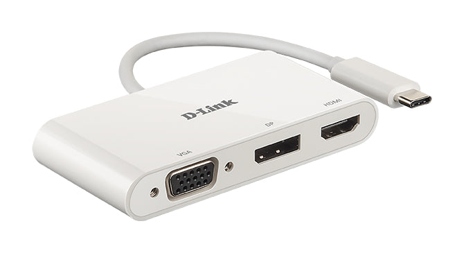 D-Link DUB-V310 station d'accueil Avec fil USB 3.2 Gen 1 (3.1 Gen 1) Type-C Blanc