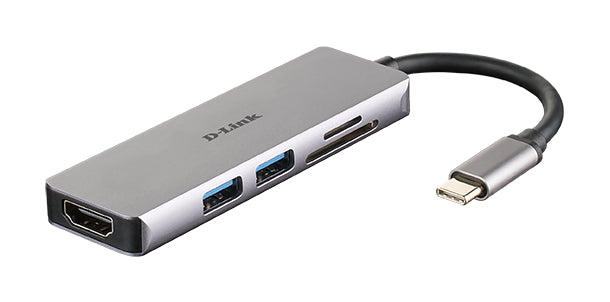 D-Link DUB-M530 station d'accueil Avec fil USB 3.2 Gen 1 (3.1 Gen 1) Type-C Aluminium