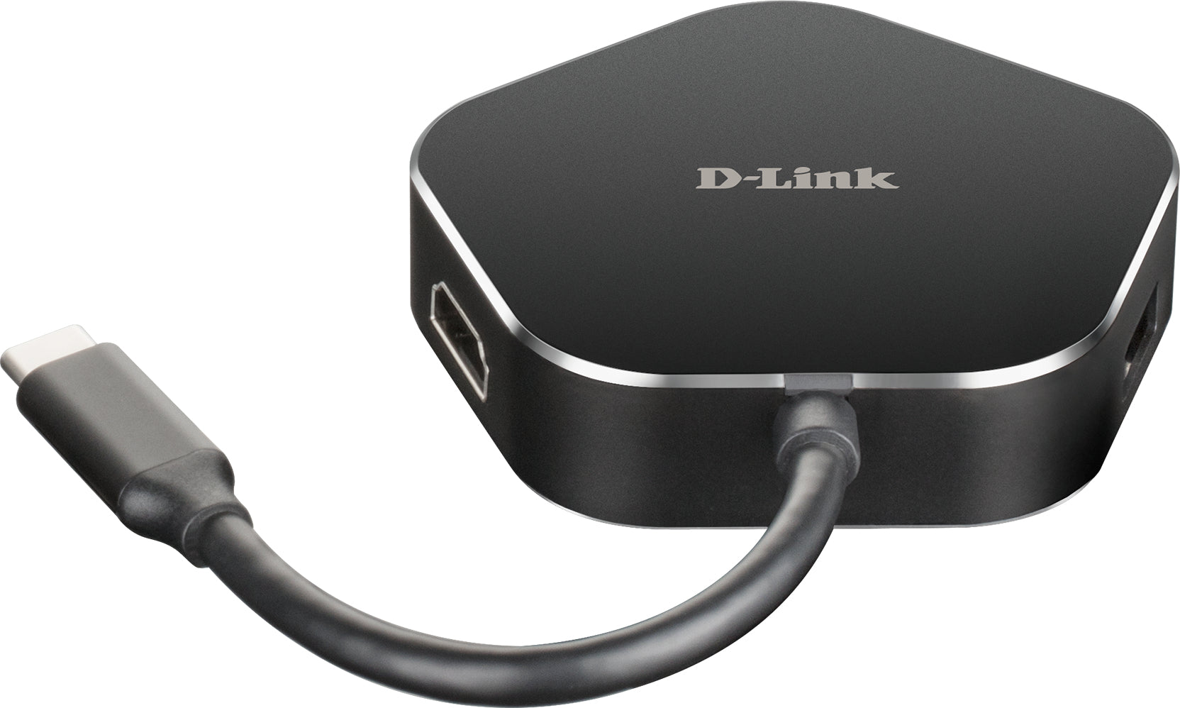D-Link DUB-M420 station d'accueil Avec fil Thunderbolt 3 Aluminium, Noir