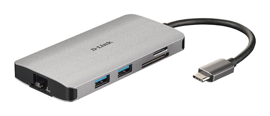 D-Link DUB-M810 station d'accueil Avec fil USB 3.2 Gen 1 (3.1 Gen 1) Type-C Aluminium
