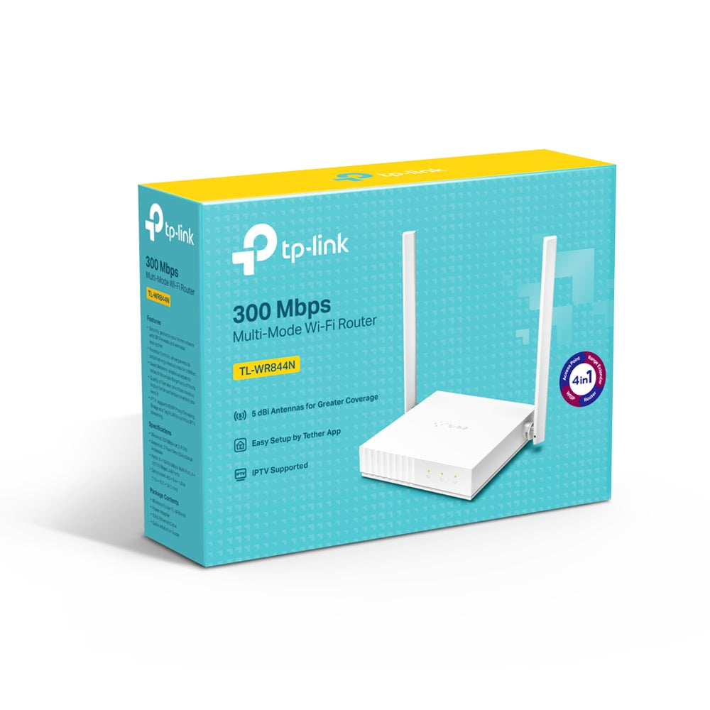 TP-Link TL-WR844N routeur sans fil Fast Ethernet Monobande (2,4 GHz) Blanc