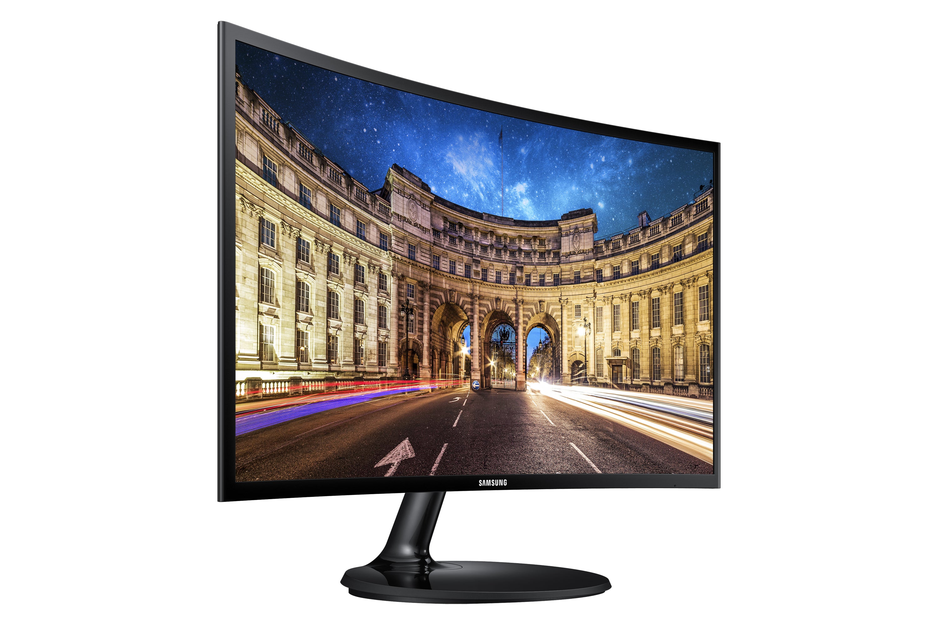 Samsung C24F390FHR écran plat de PC 59,7 cm (23.5") 1920 x 1080 pixels Full HD LCD Noir