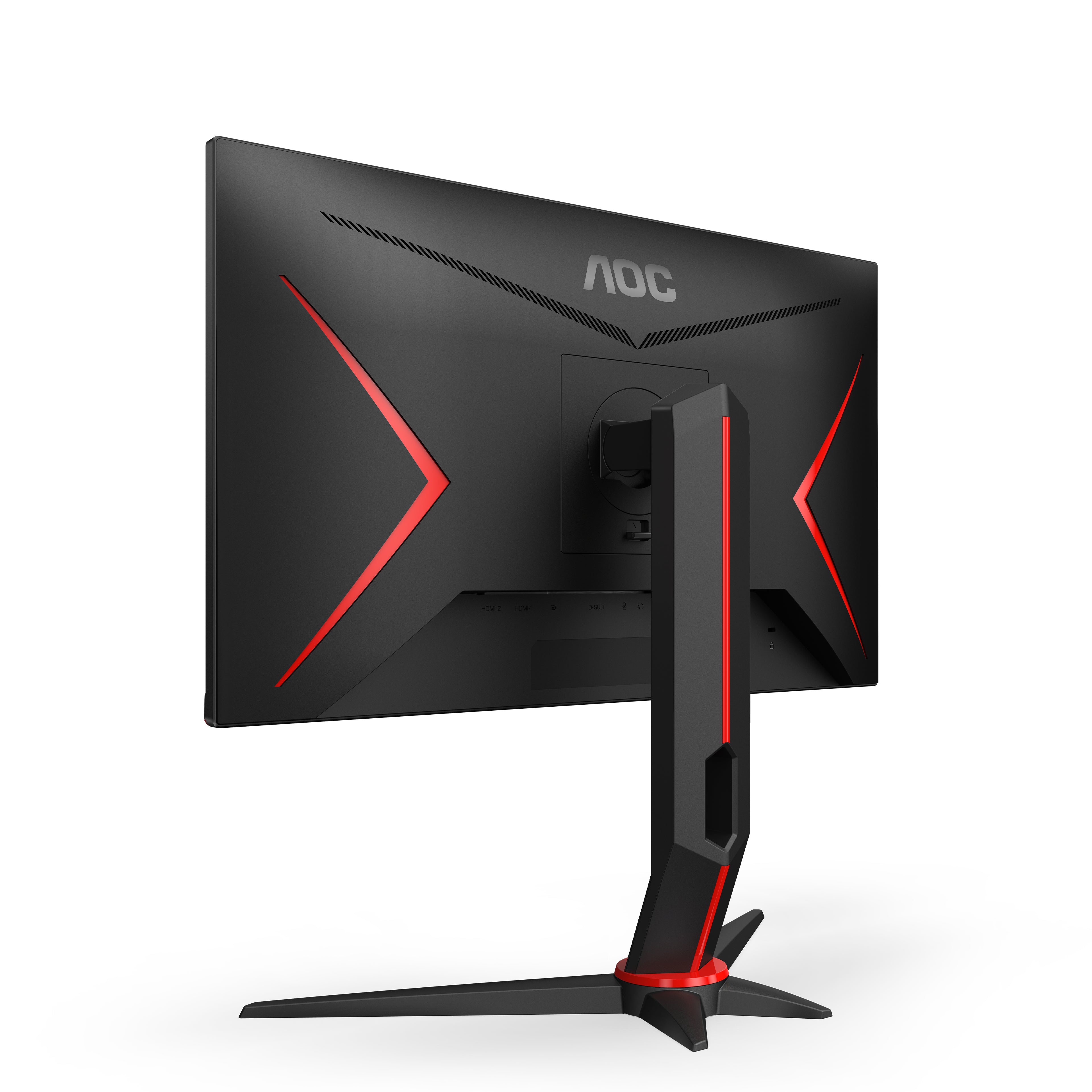 AOC 24G2SPU/BK écran plat de PC 60,5 cm (23.8") 1920 x 1080 pixels Full HD Noir, Rouge