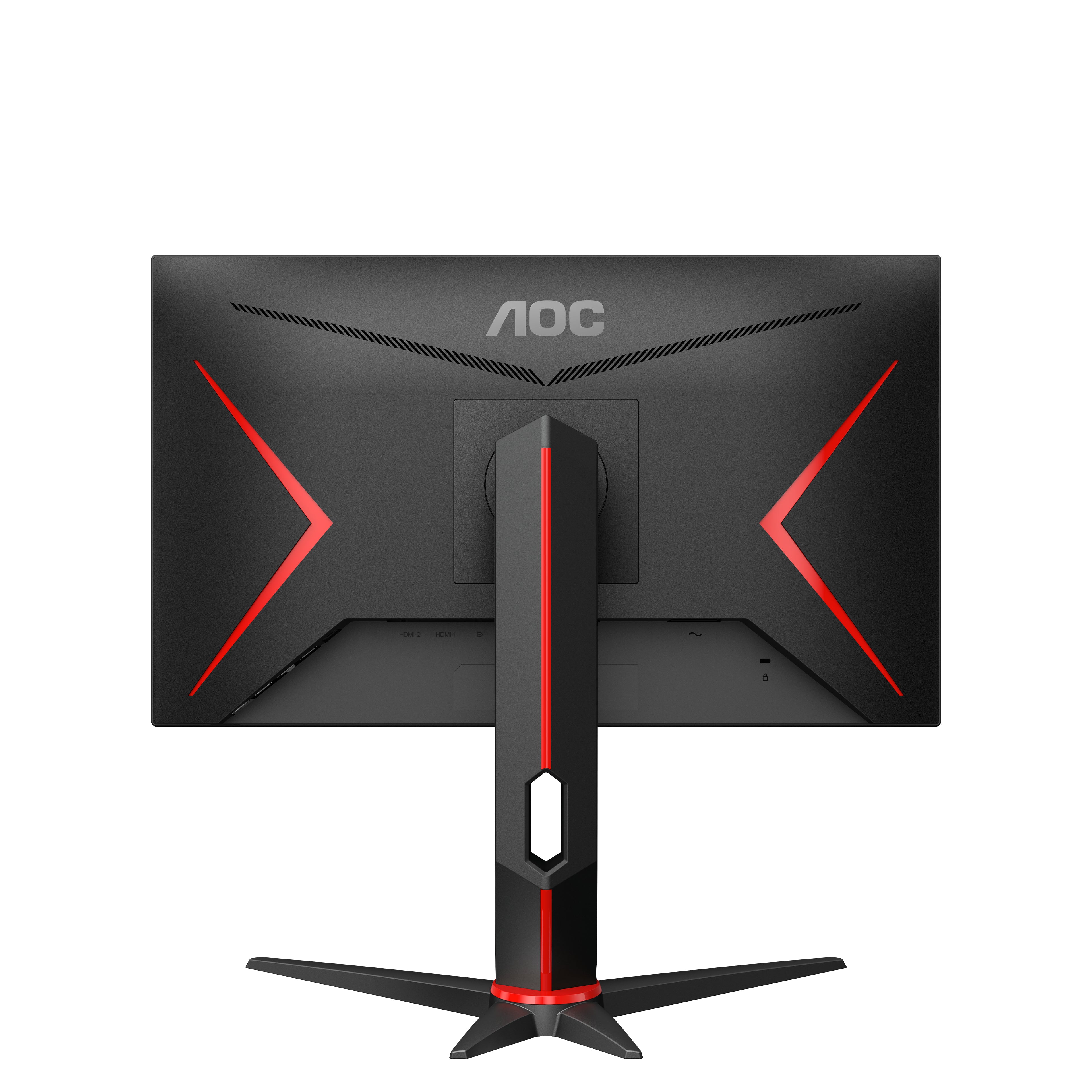AOC 24G2SPU/BK écran plat de PC 60,5 cm (23.8") 1920 x 1080 pixels Full HD Noir, Rouge