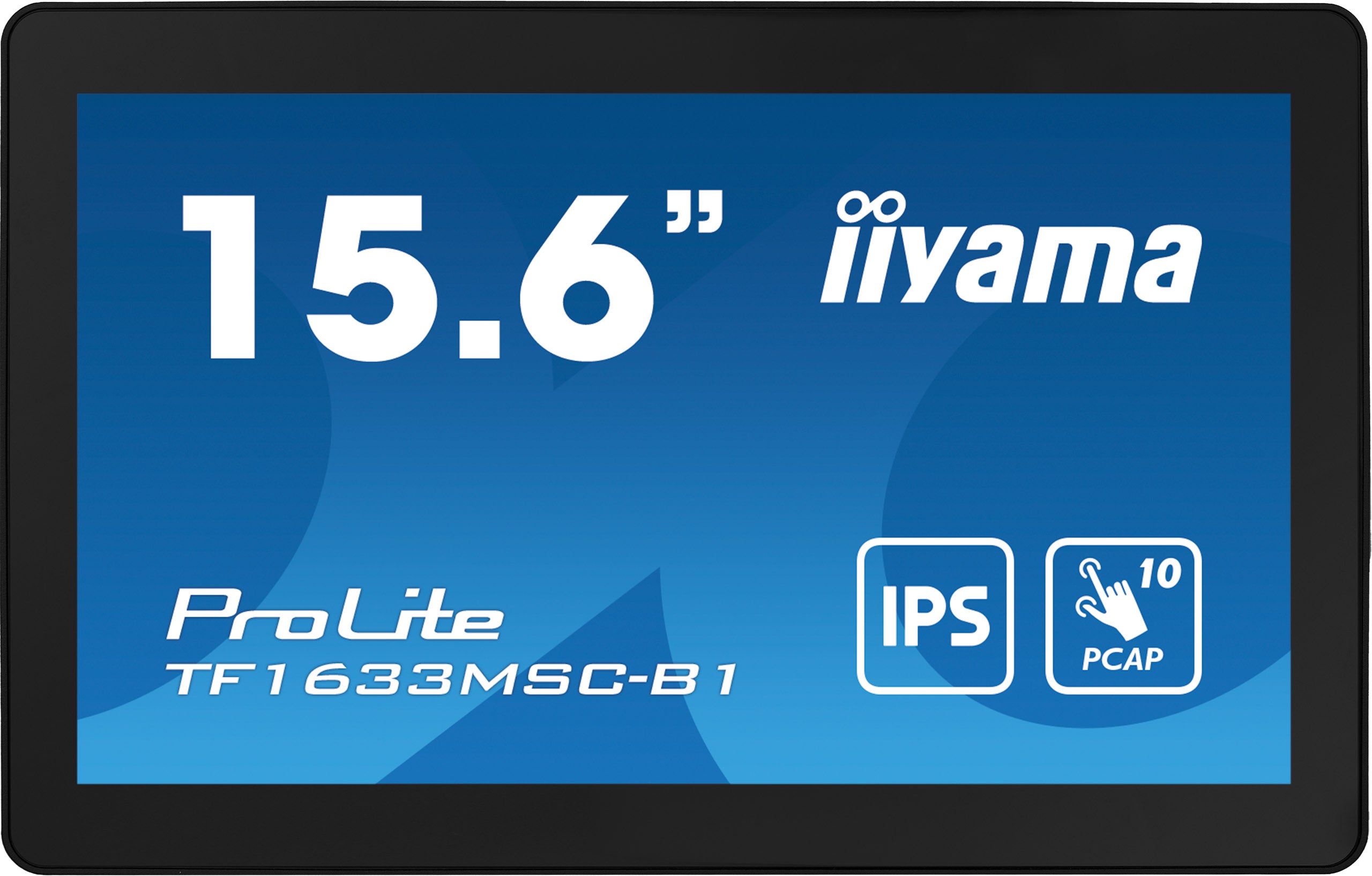 iiyama ProLite TF1633MSC-B1 écran plat de PC 39,6 cm (15.6") 1920 x 1080 pixels Full HD Écran tactile Noir