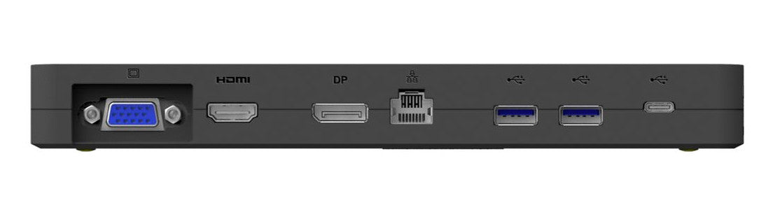 Fujitsu L100 USB Type-C Port Replicator 2 Avec fil USB 3.2 Gen 1 (3.1 Gen 1) Type-C Noir
