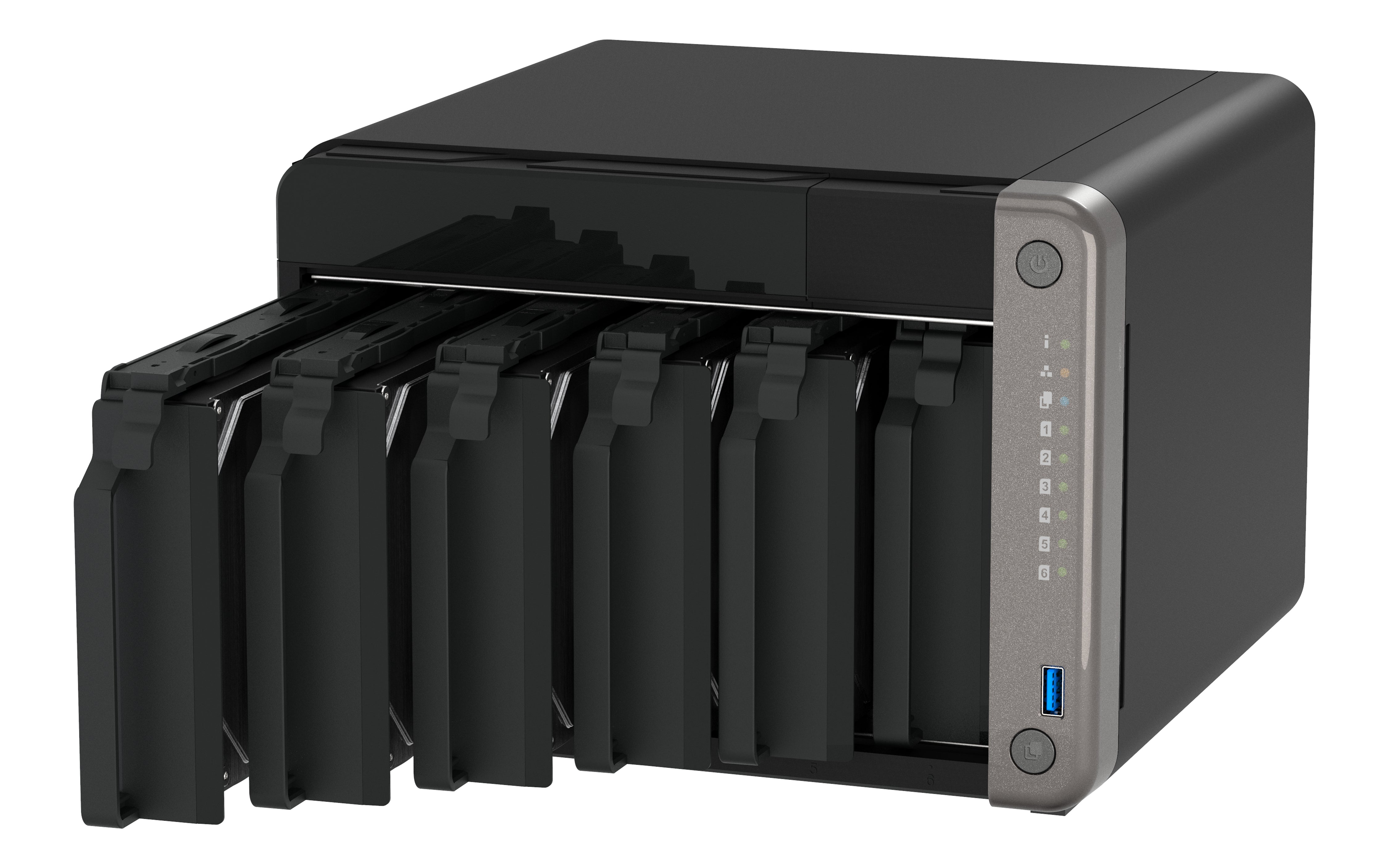 QNAP TS-AI642-8G serveur de stockage NAS Tower ARM Cortex-A76 8 Go Noir